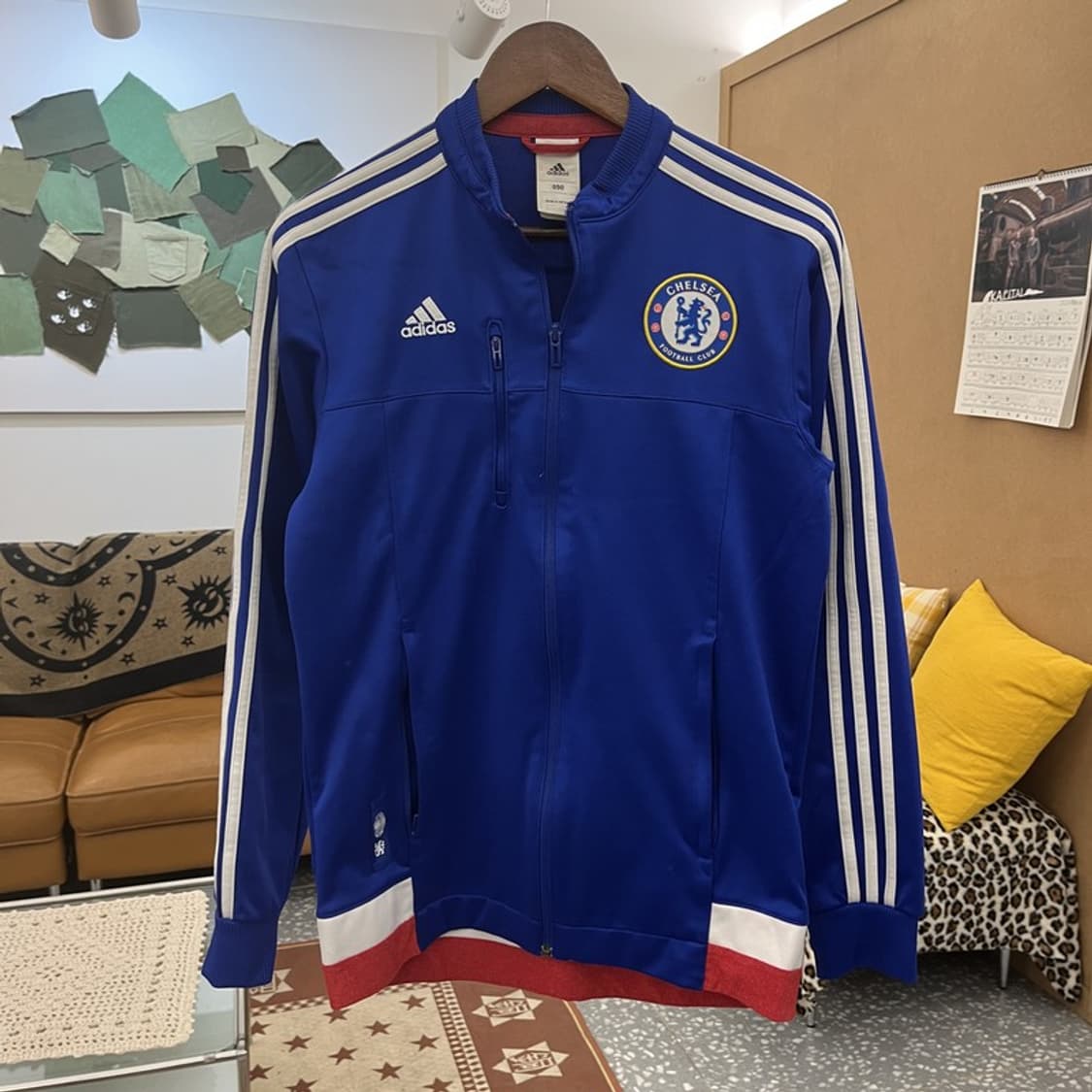 아디다스 15-16 레트로 첼시 유니폼 져지 집업 90 C09860 상품이미지3