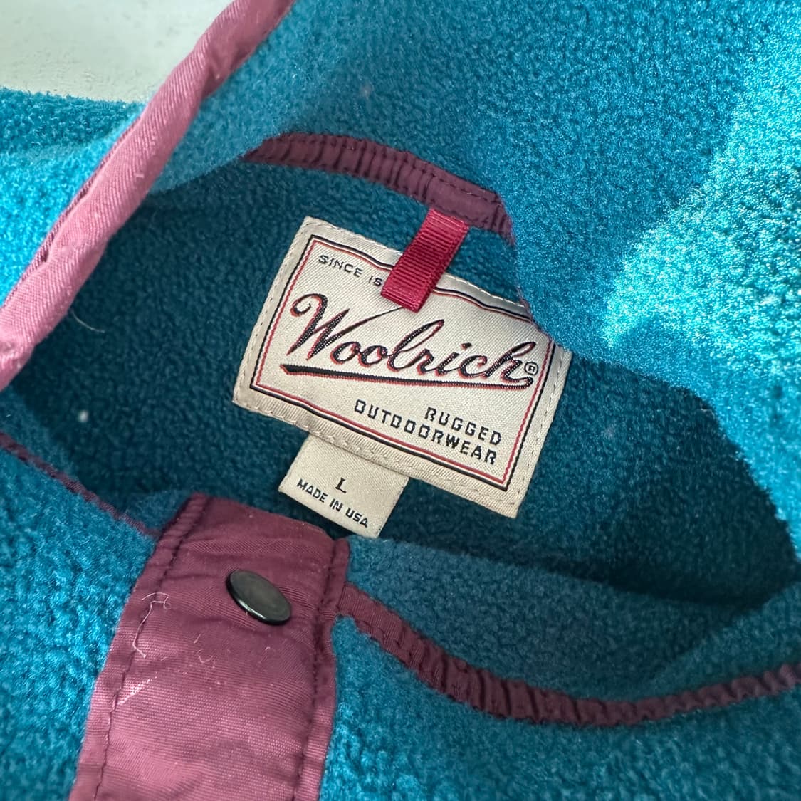 울리치 폴라텍 플리스 틸블루 made in usa 상품이미지5