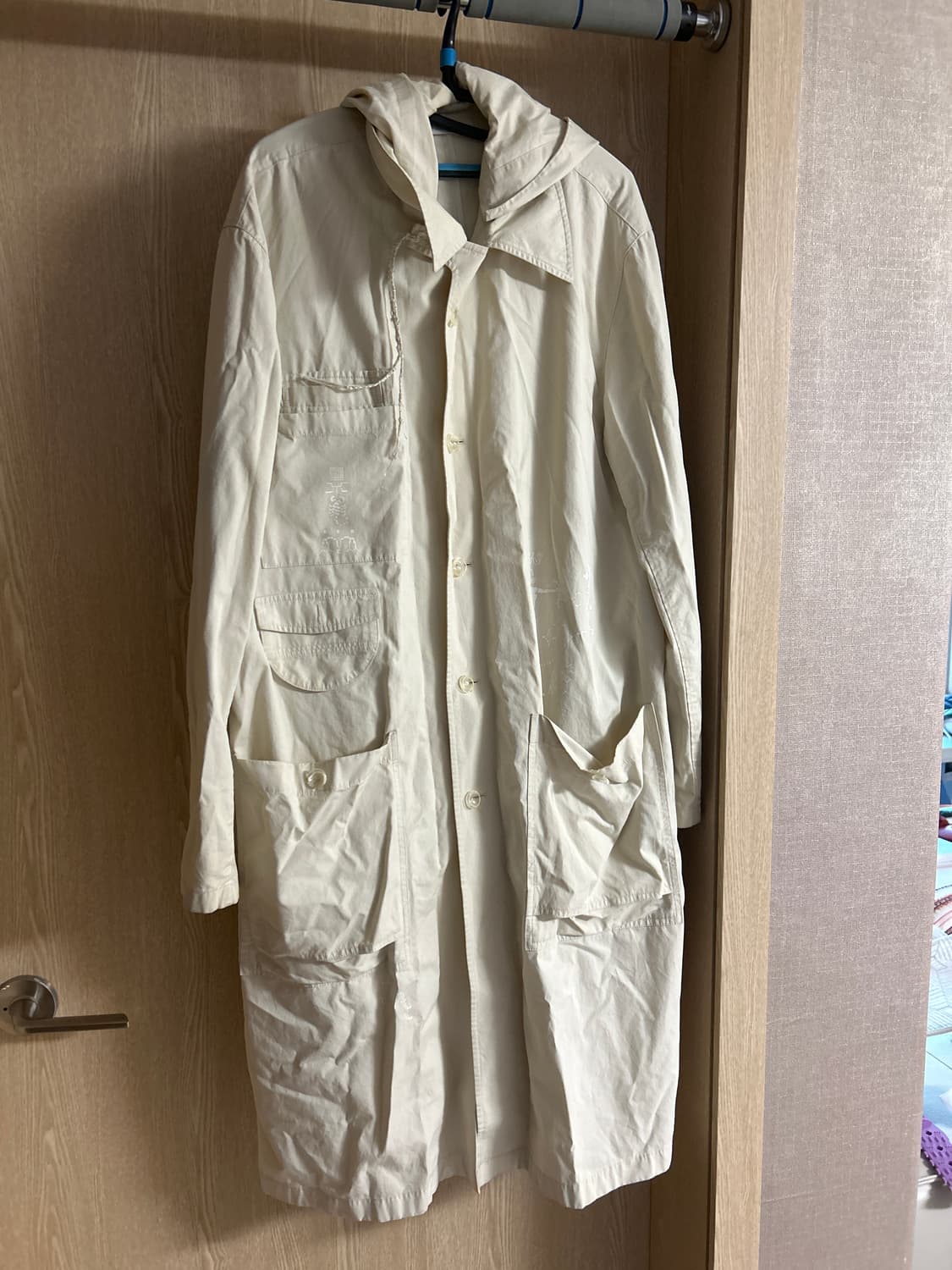 혜인서 코트 hooded coat 2사이즈 남녀공용 상품이미지2