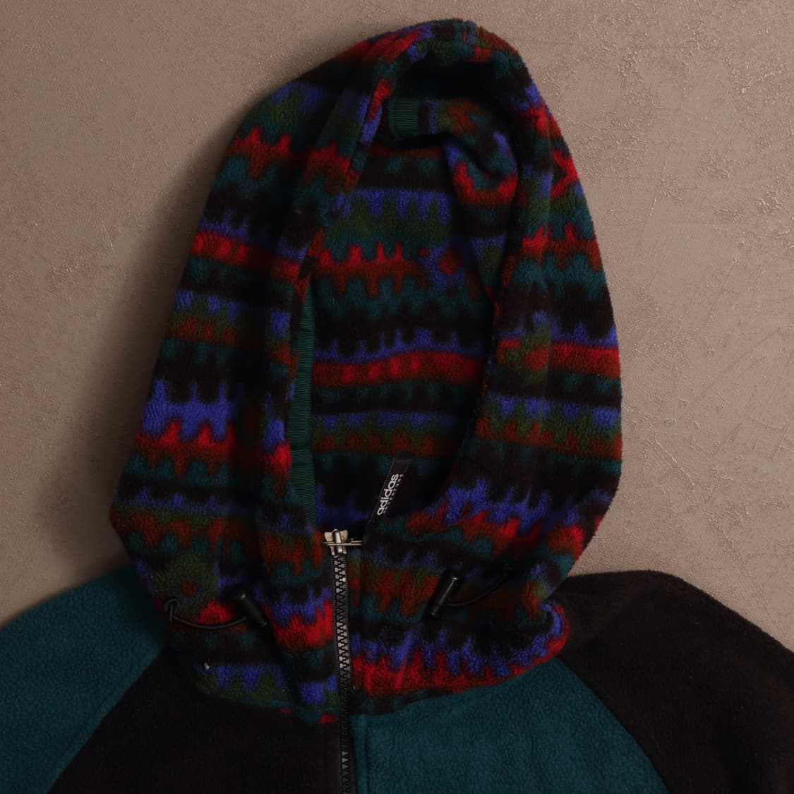 90's 아디다스 어드벤쳐 자카드 플리스 후드집업 A1534 상품이미지2