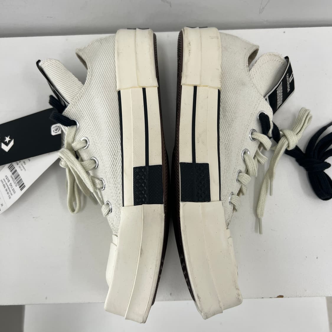 컨버스 x 릭오웬스 다크쉐도우 터보다크 척 70 로우 38 상품이미지7