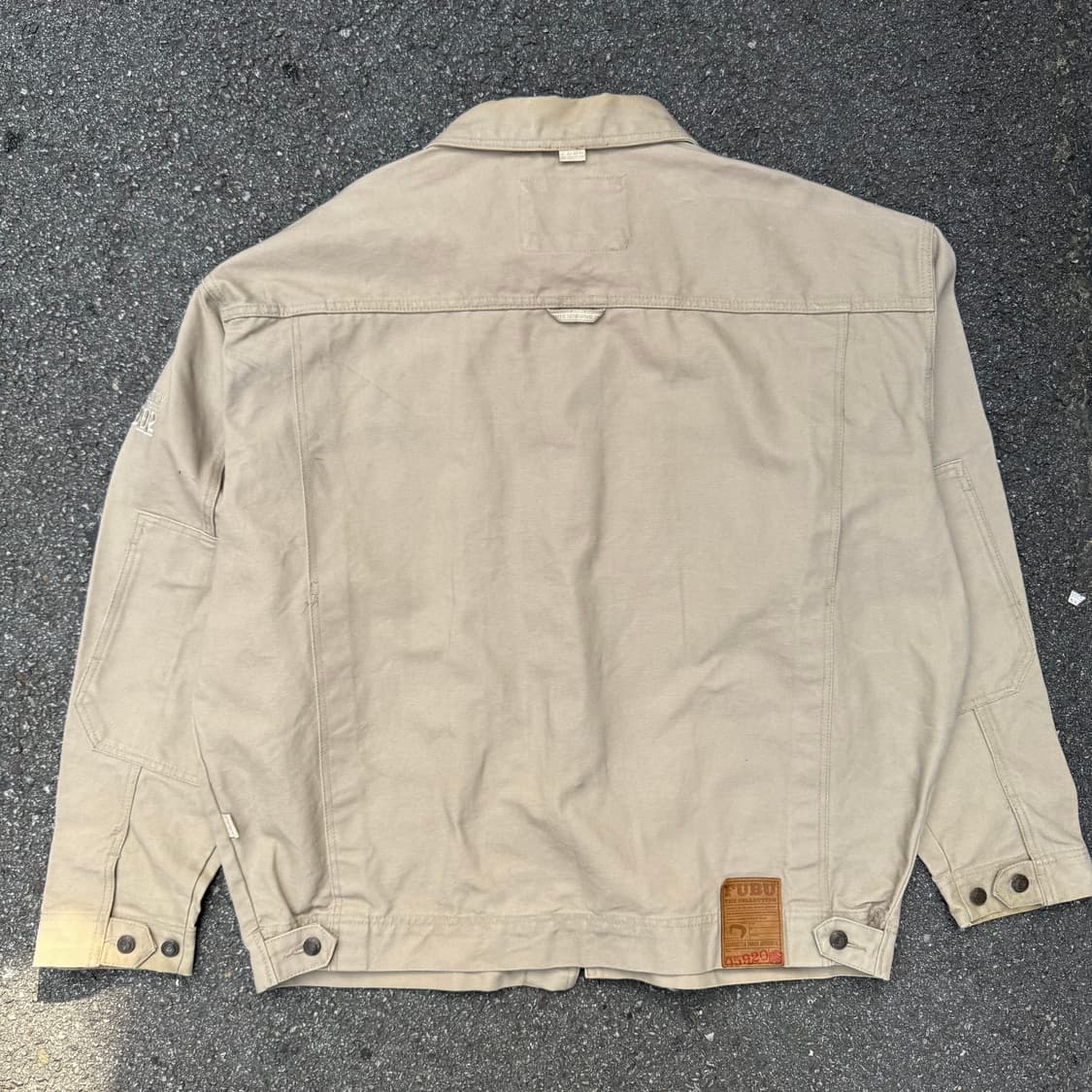 후부 베이지 데님 자켓 상품이미지2