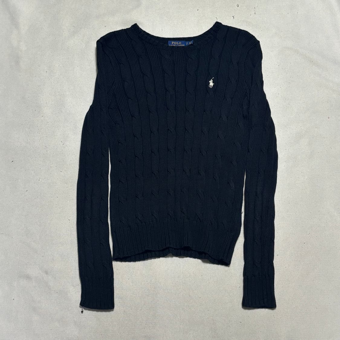 S 여성용 폴로랄프로렌 피마코튼 케이블니트 상품이미지2