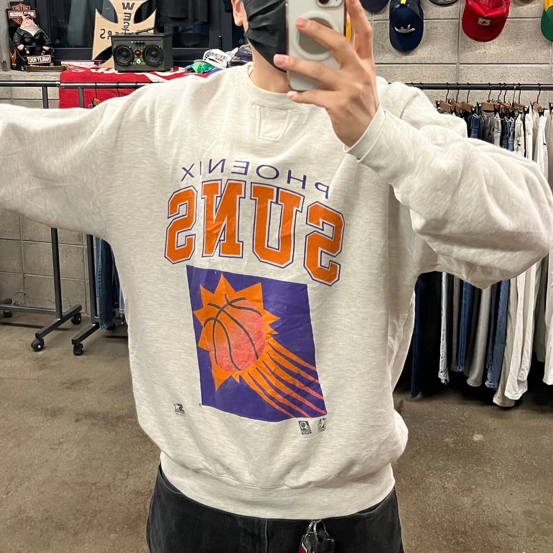 90s 스타터 NBA 피닉스 선즈 스웻셔츠 (110) 상품이미지7