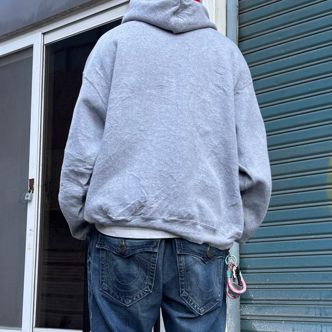 Russell athletic 그레이 후드 상품이미지8