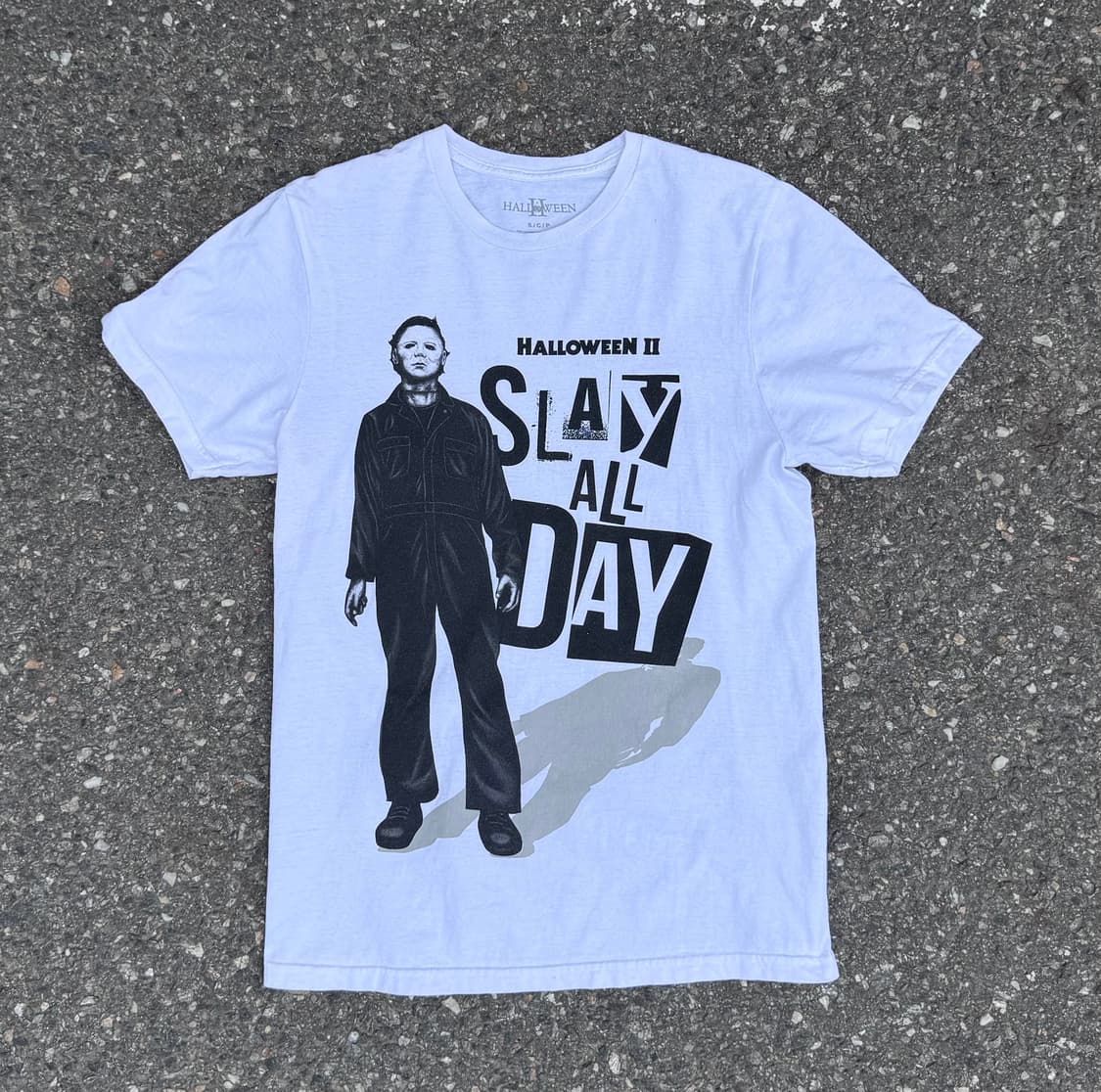 빈티지 무비티 반팔 티 slay all day S~M 804 상품이미지1