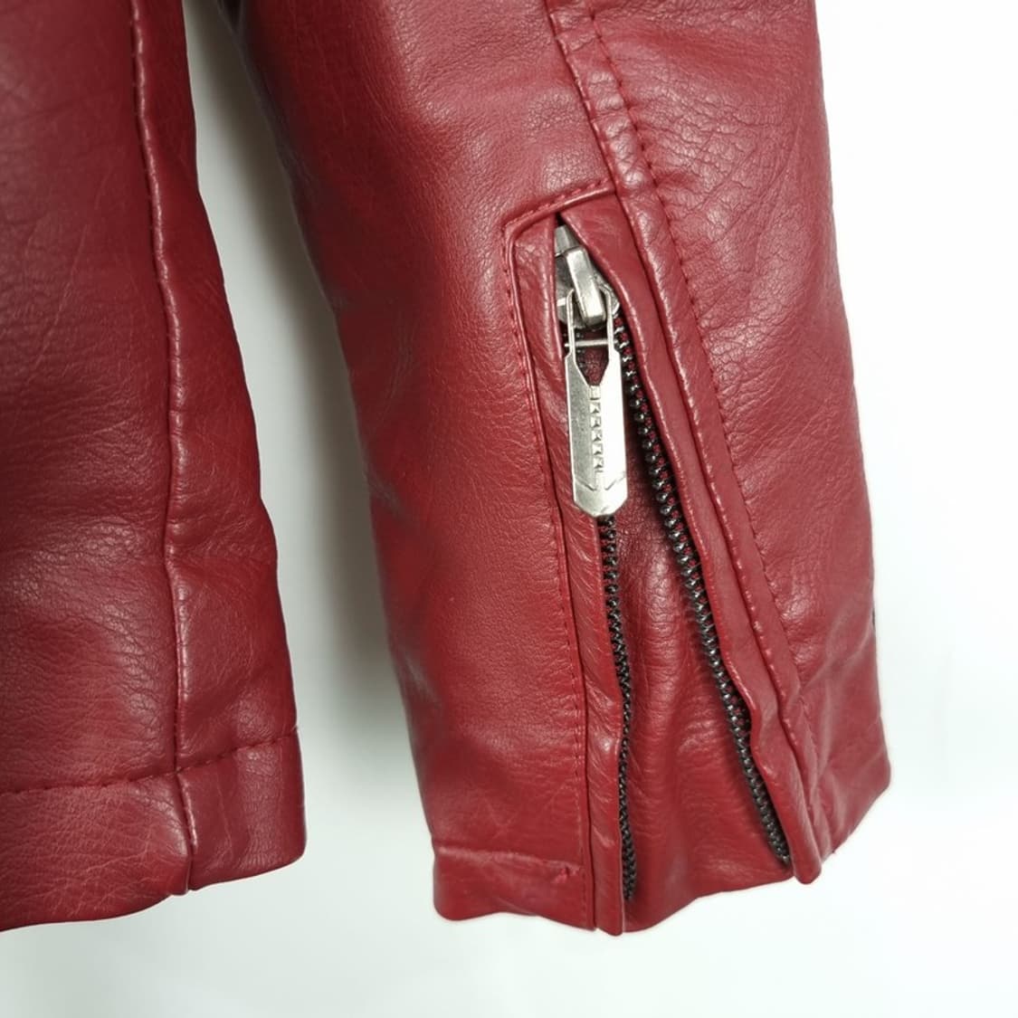 [빈티지] 비건레더 멀티패치 레이싱 바이커 라이더 가죽 자켓 M19542 상품이미지6