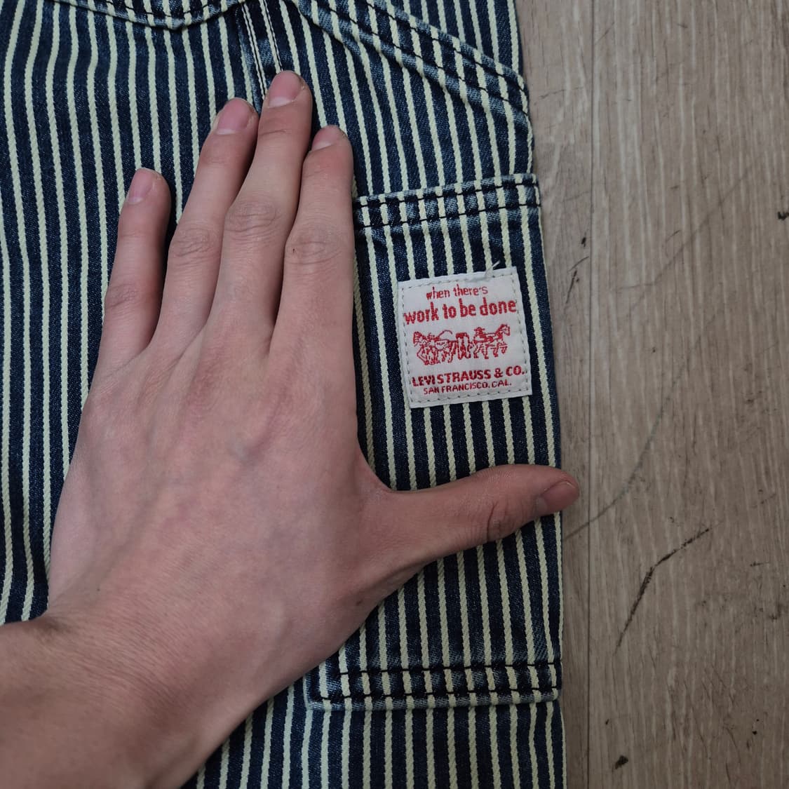 리바이스 스트라이프 워크 카펜터 팬츠 W34 L34 상품이미지5