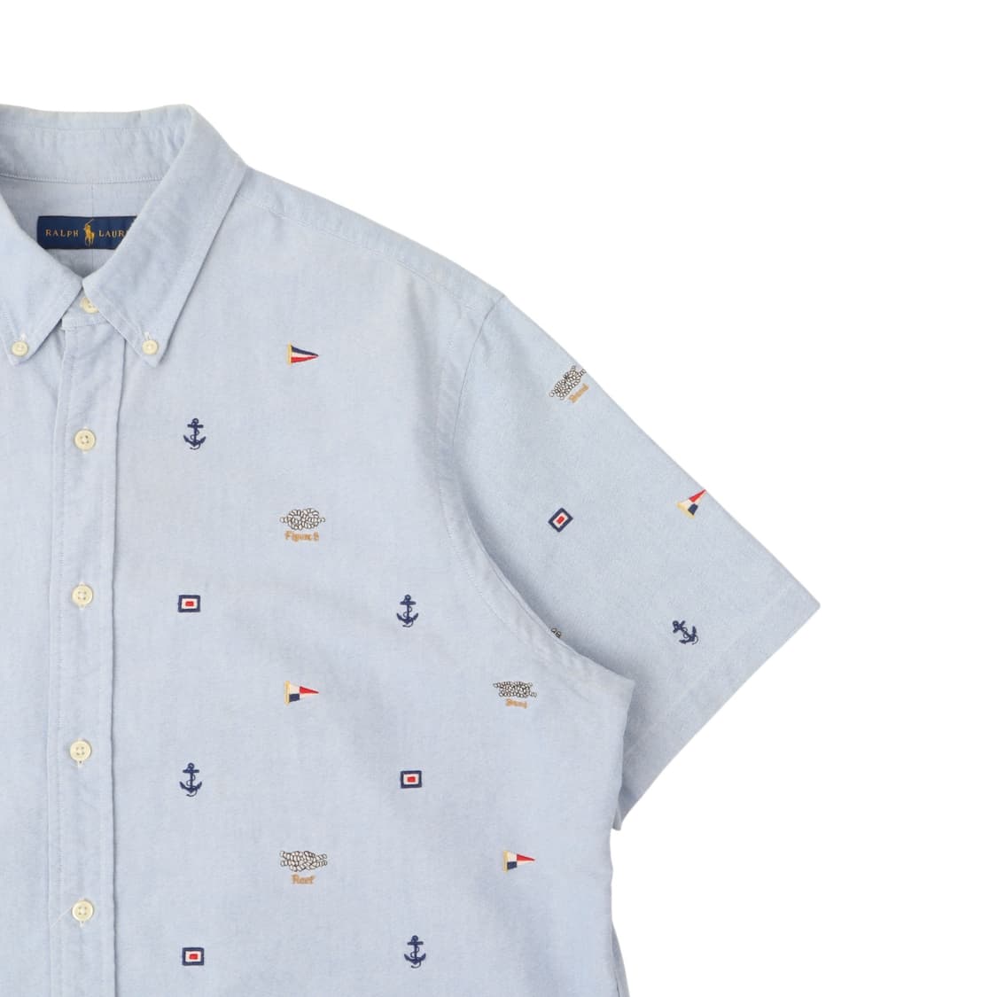 폴로 랄프로렌 옥스포드 플래그 하프 셔츠 상품이미지3