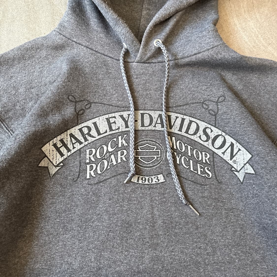 할리데이비슨 정품 그레이 후디티 상품이미지5