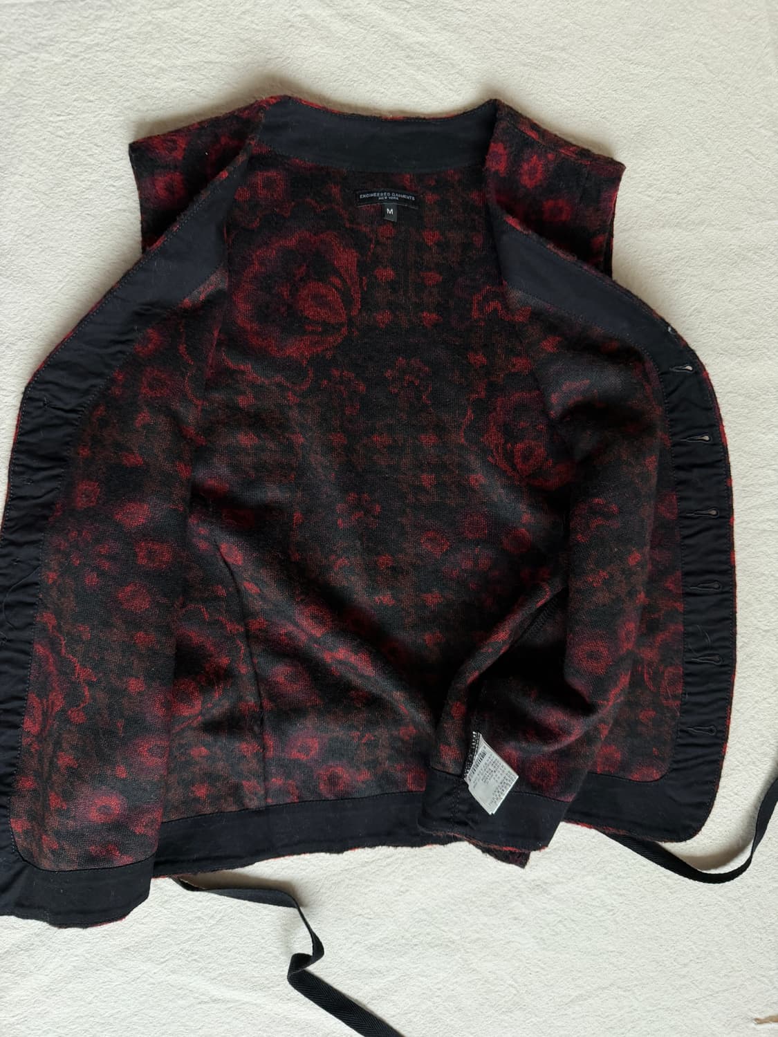 Engineered Garments 플라워 조끼 M 판매합니다. 상품이미지3