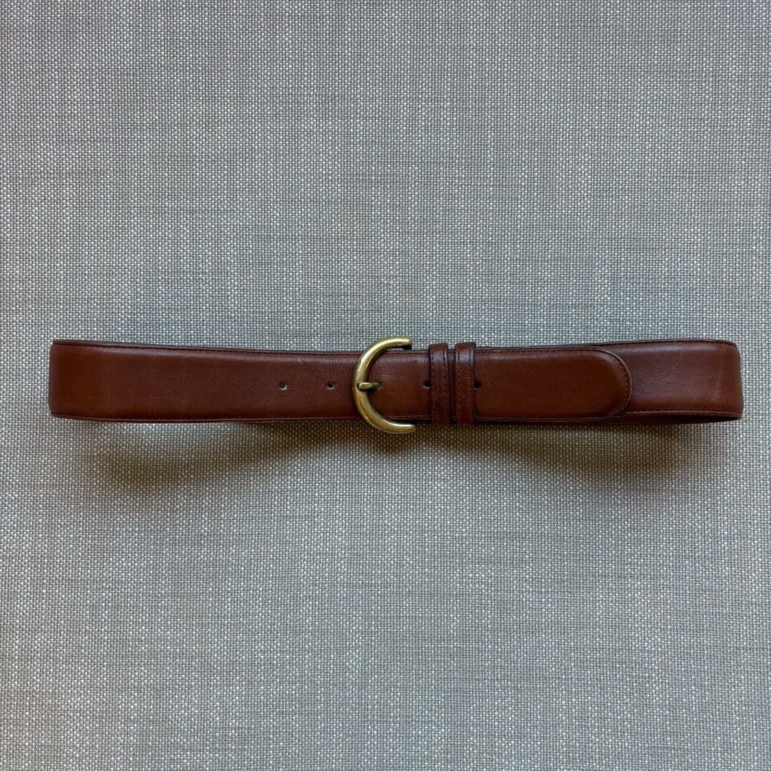 (29) 90s USA COACH 브리티쉬 탠 글러브 레더 솔브 버클벨트 상품이미지2