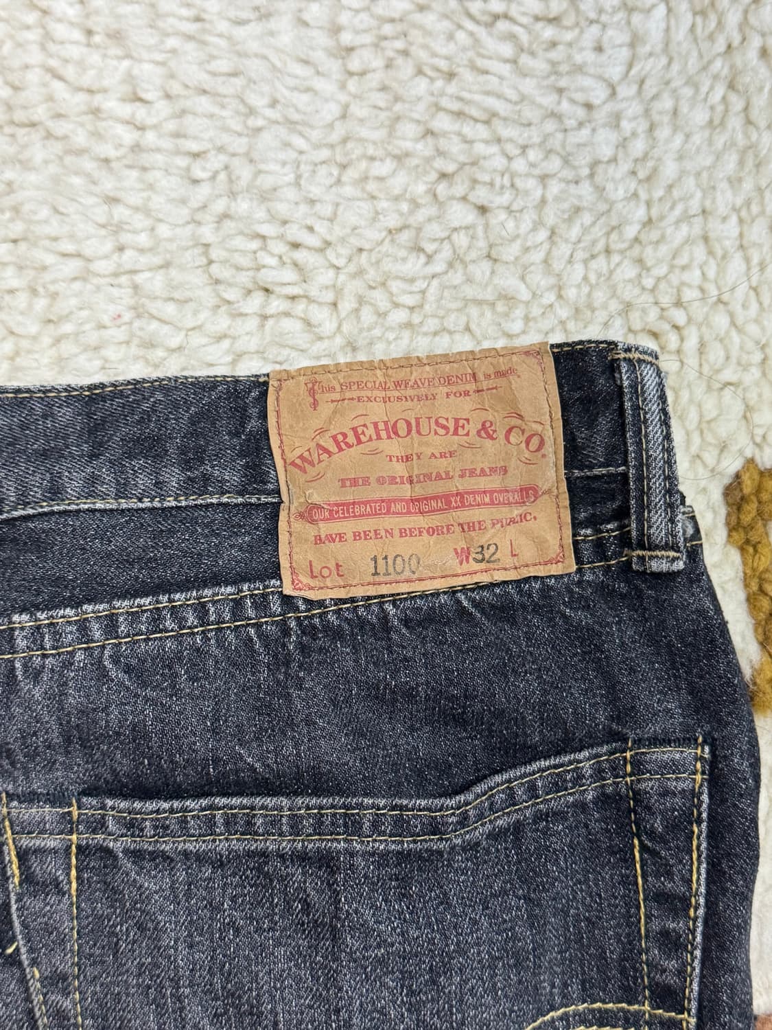 (w32) 웨어하우스 1100 2nd Hand 블랙 상품이미지4