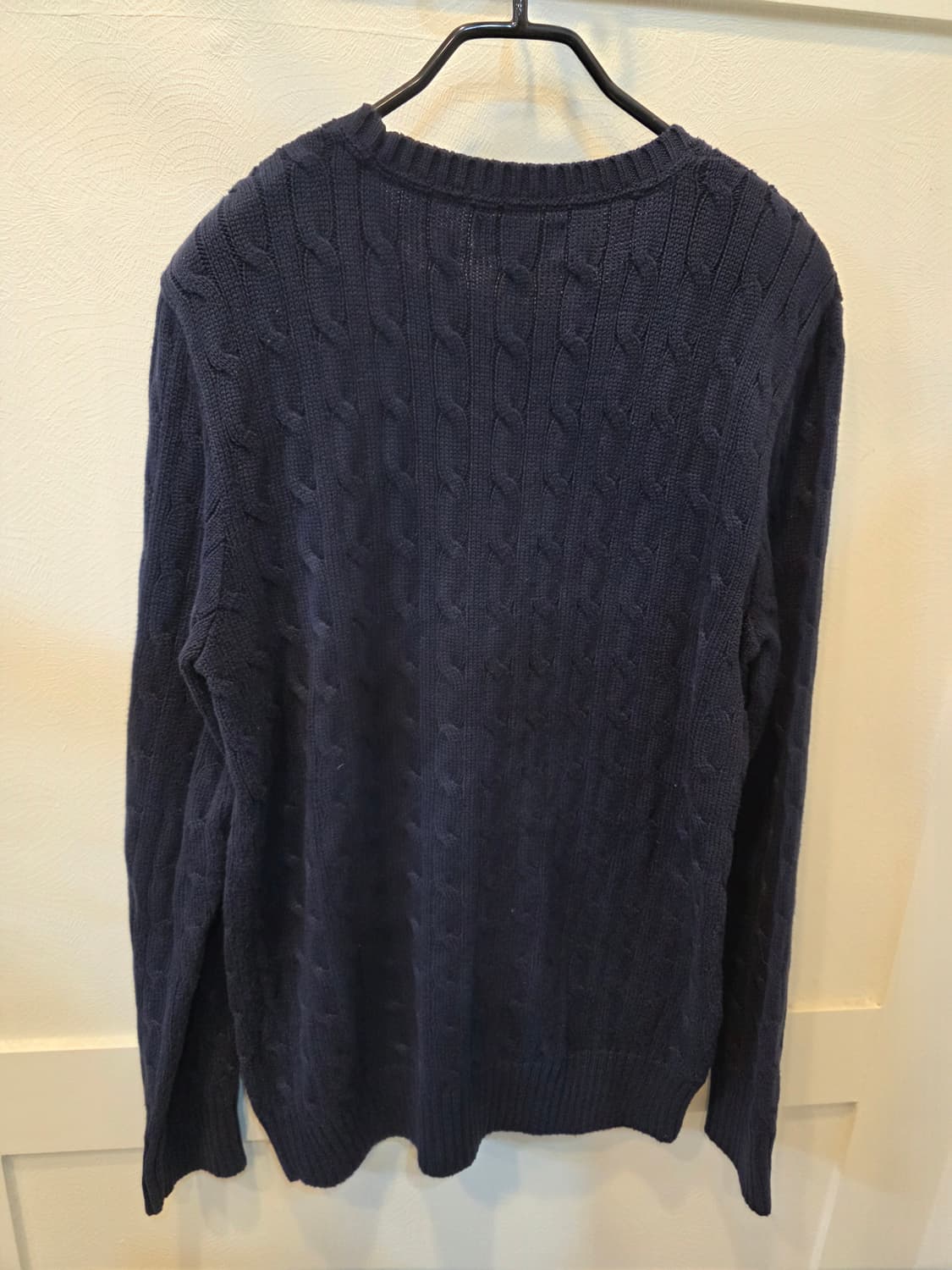 폴로 랄프로렌 네이비 케이블 니트 XL 상품이미지3