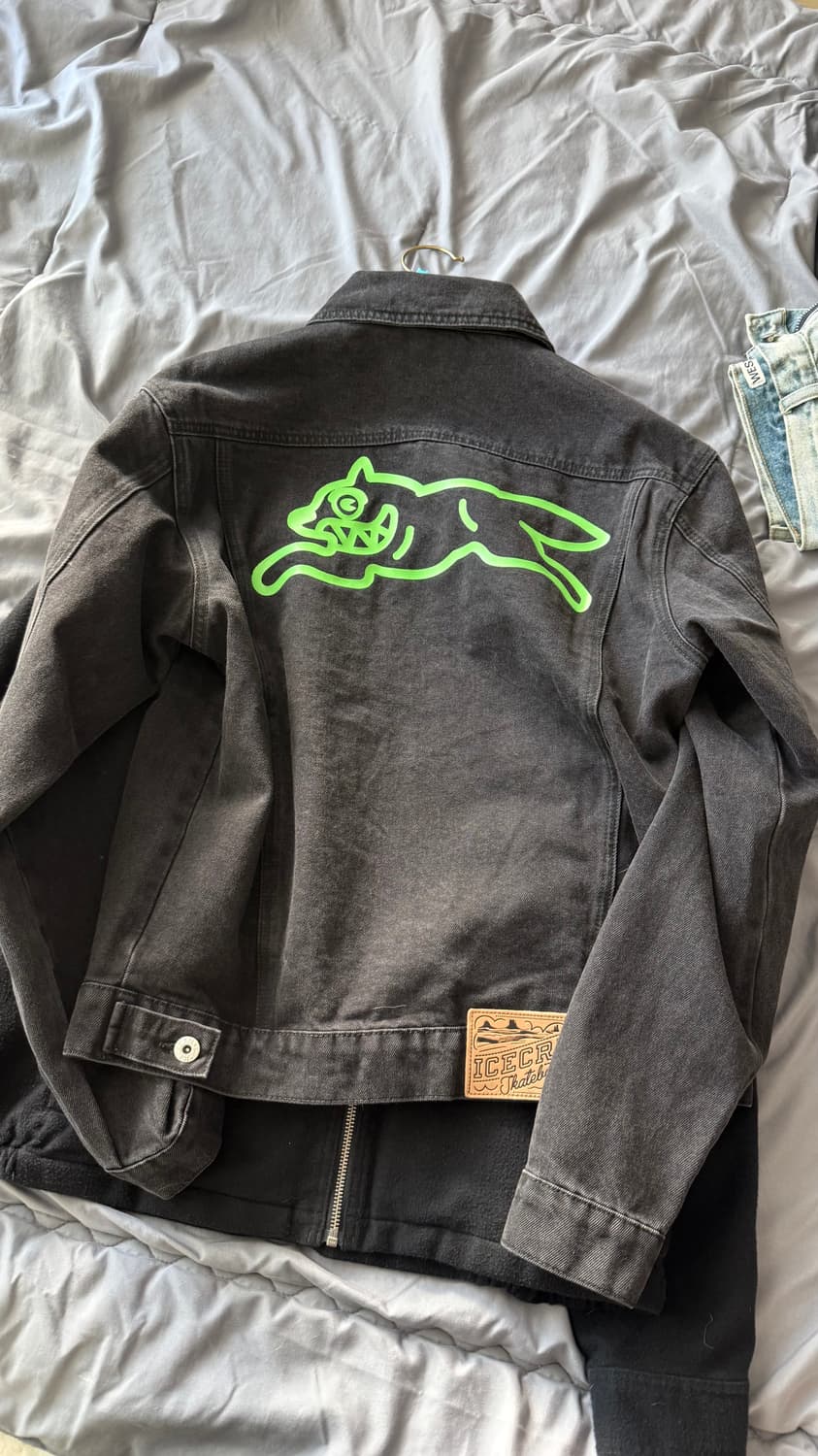 빌리어네어 보이스 클럽 , 아이스크림 러닝 도그 데님 트러커 자켓 상품이미지1