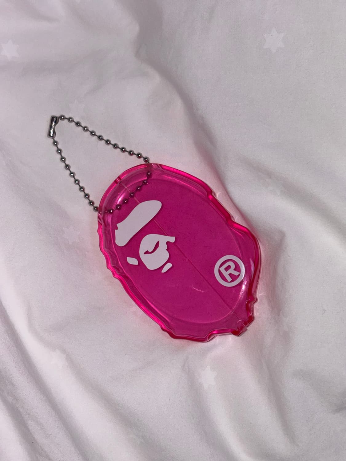 베이프 에이프 헤드 코인 케이스 M 핑크 상품이미지3