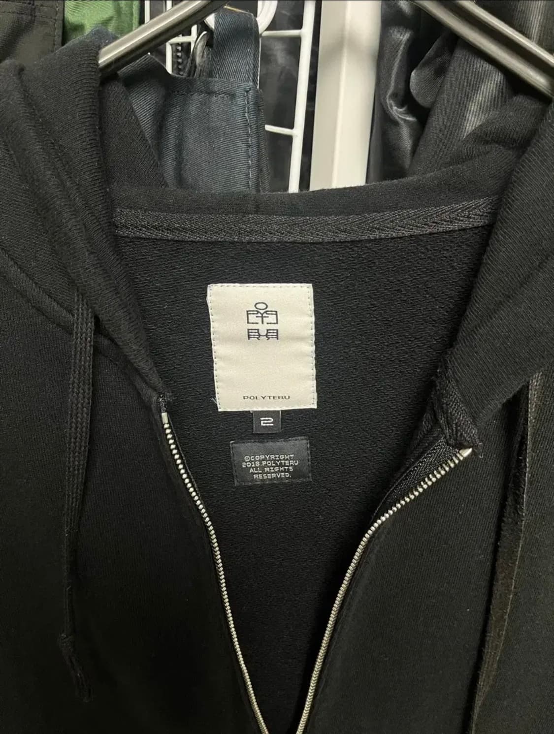 폴리테루 반집업 후드 2사이즈 상품이미지4
