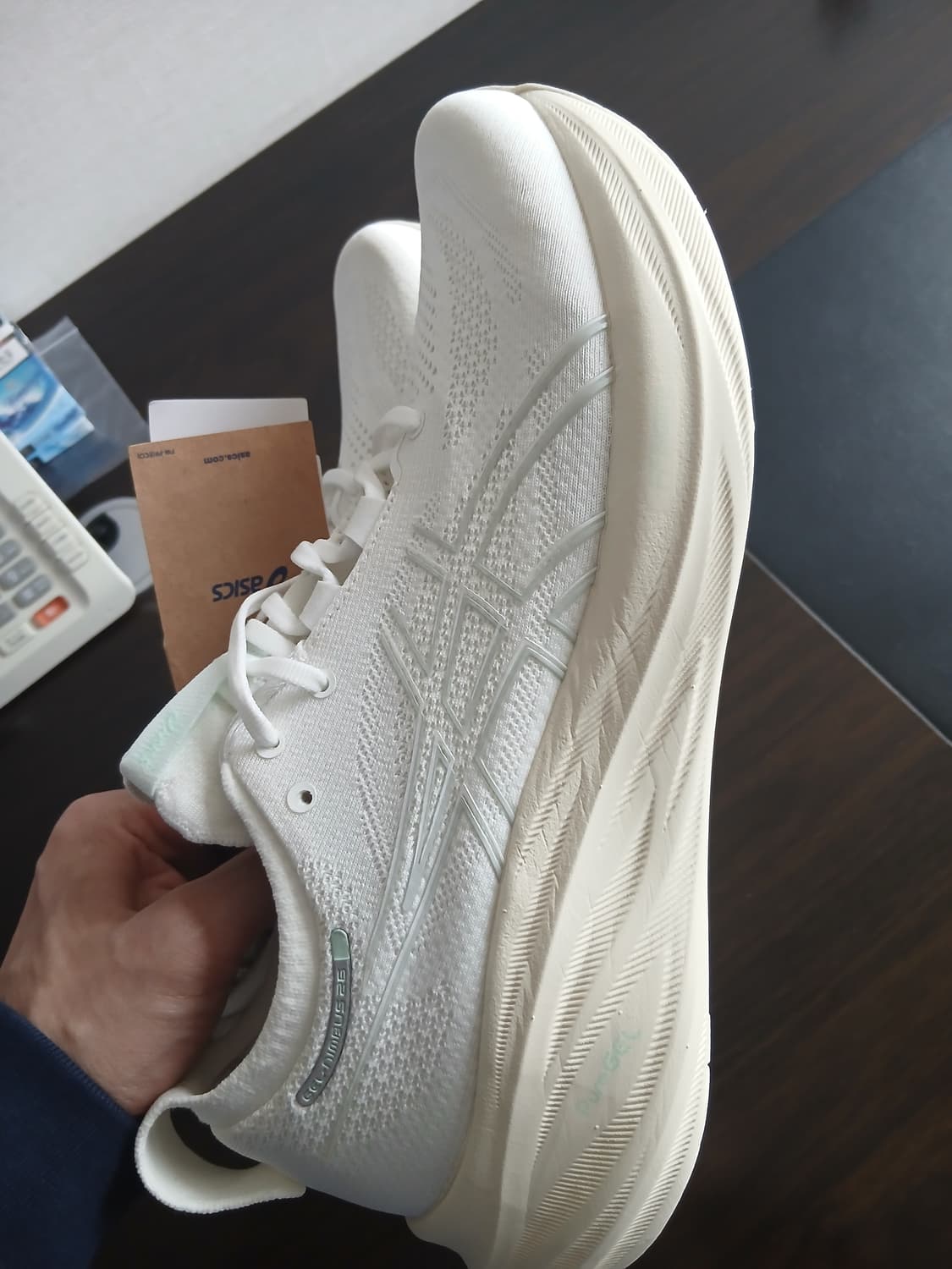 아식스 젤님버스 26 화이트(새상품,박스X) 상품이미지2