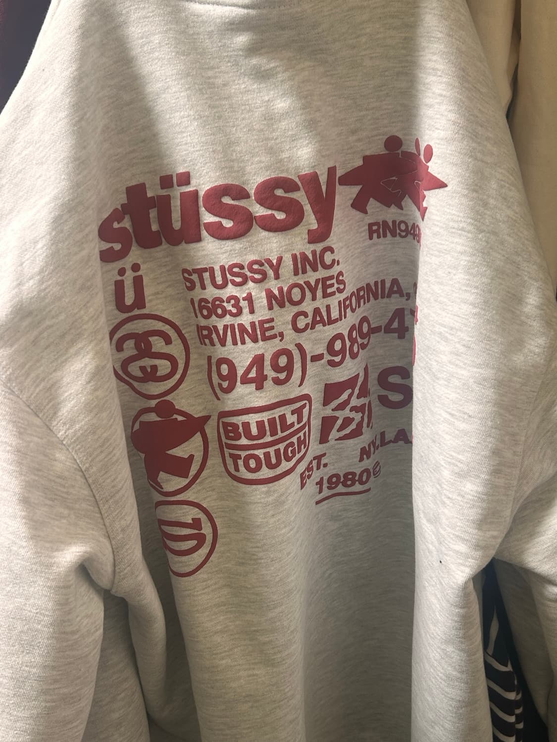 스투시 dna 후드집업 애쉬헤더 XL 급처 상품이미지2