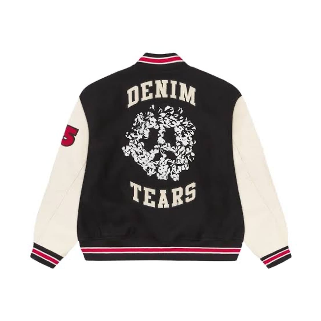 [L] 데님 티어스 바시티 자켓 상품이미지1
