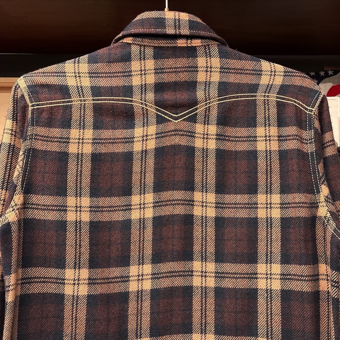 00s 리바이스 레드탭 웨스턴 요크 타탄체크 울 집업자켓 N1227 상품이미지5
