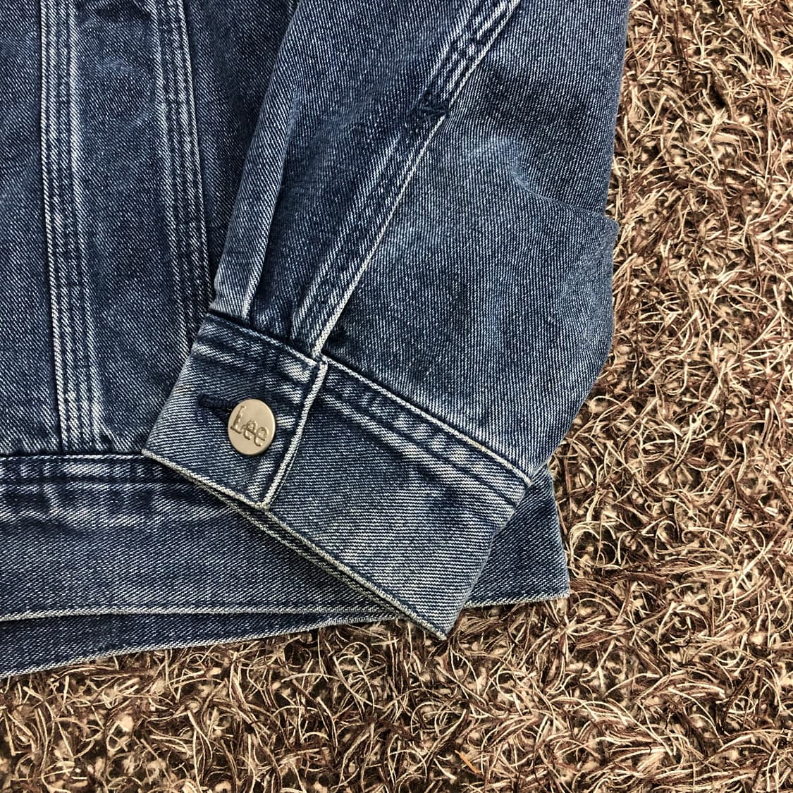 LEE 쌍방울 90s 워시드 데님 트러커 자켓 상품이미지3