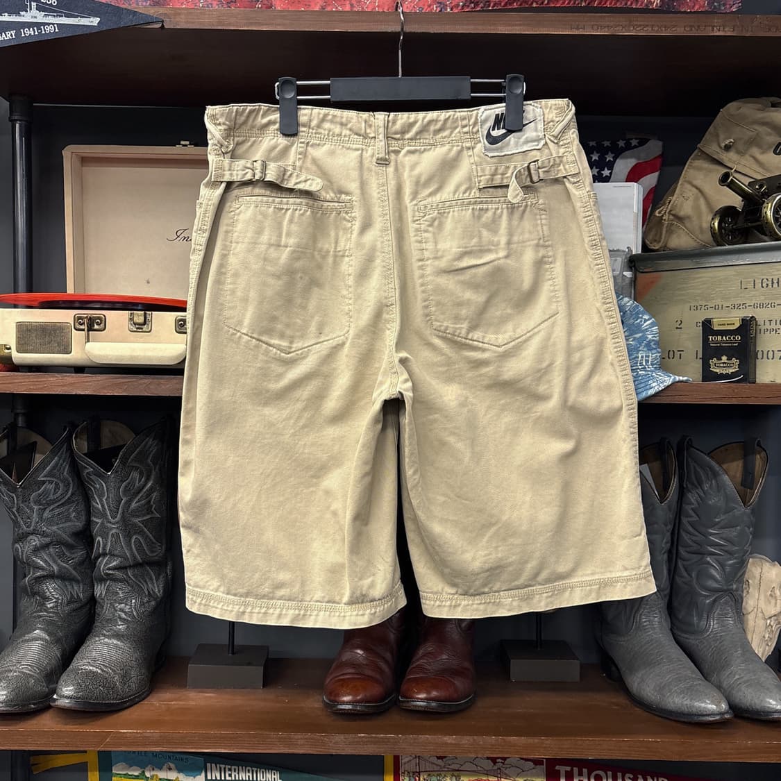 00s 나이키 멀티스티치 코튼트윌 워크 버뮤다팬츠 N1112   상품이미지2