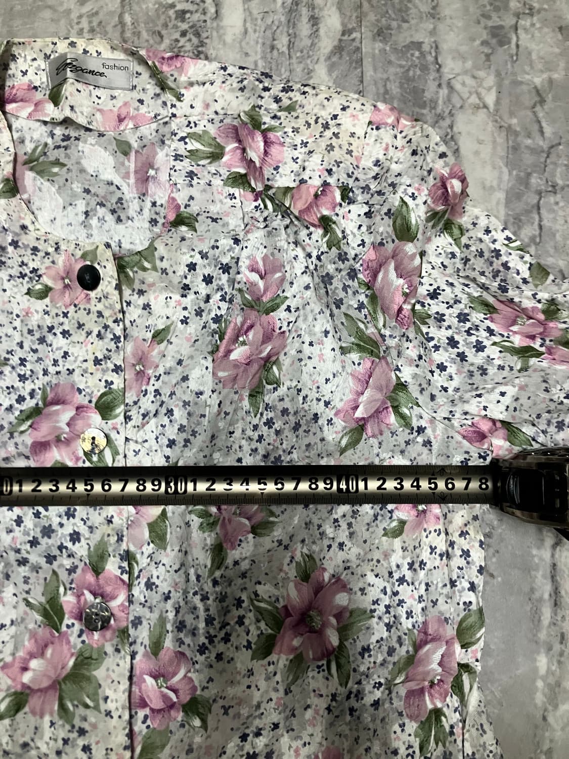 일본빈티지 Eagance 달천깔페어리 보헤미안프린세스 반팔블라우스자켓 상품이미지3