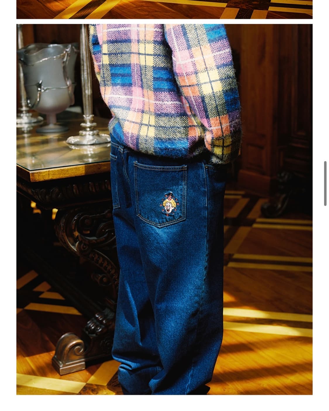 위캔더스 와이드 데님 팬츠 상품이미지1