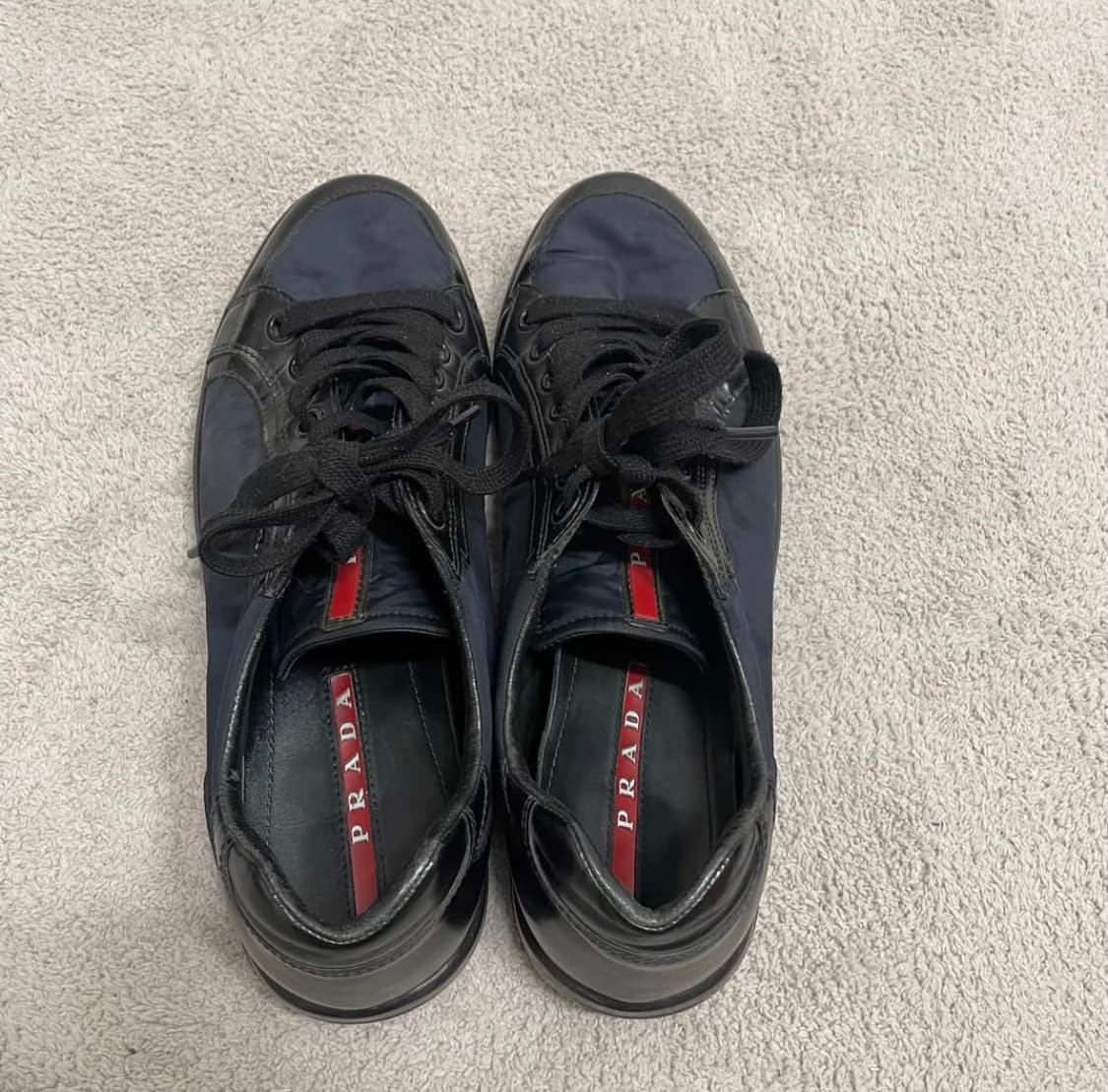 Prada sports(프라다) leather nylon sneakers 상품이미지3