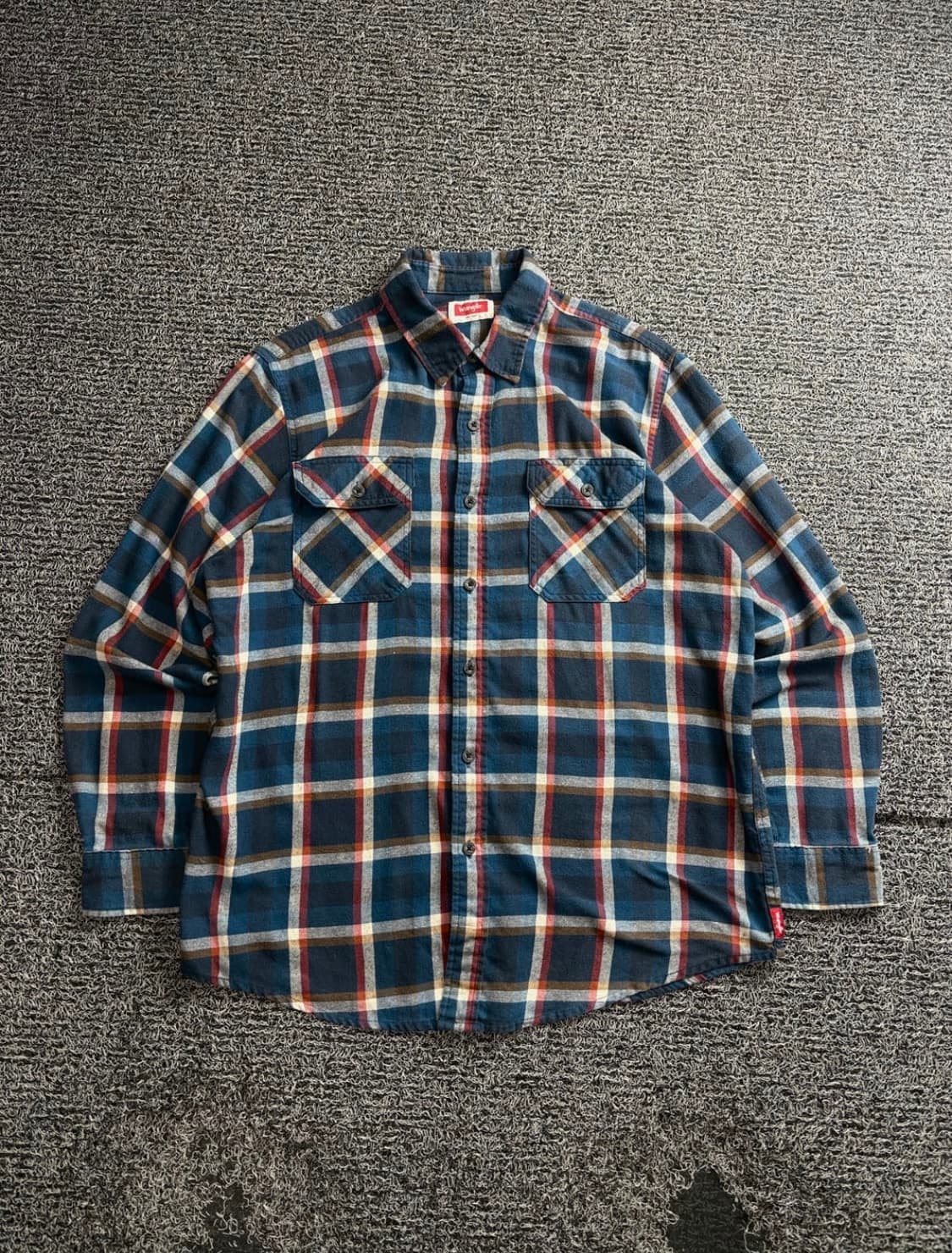 랭글러 USA 아메카지 플란넬 체크 웨스턴 셔츠 4171 상품이미지2