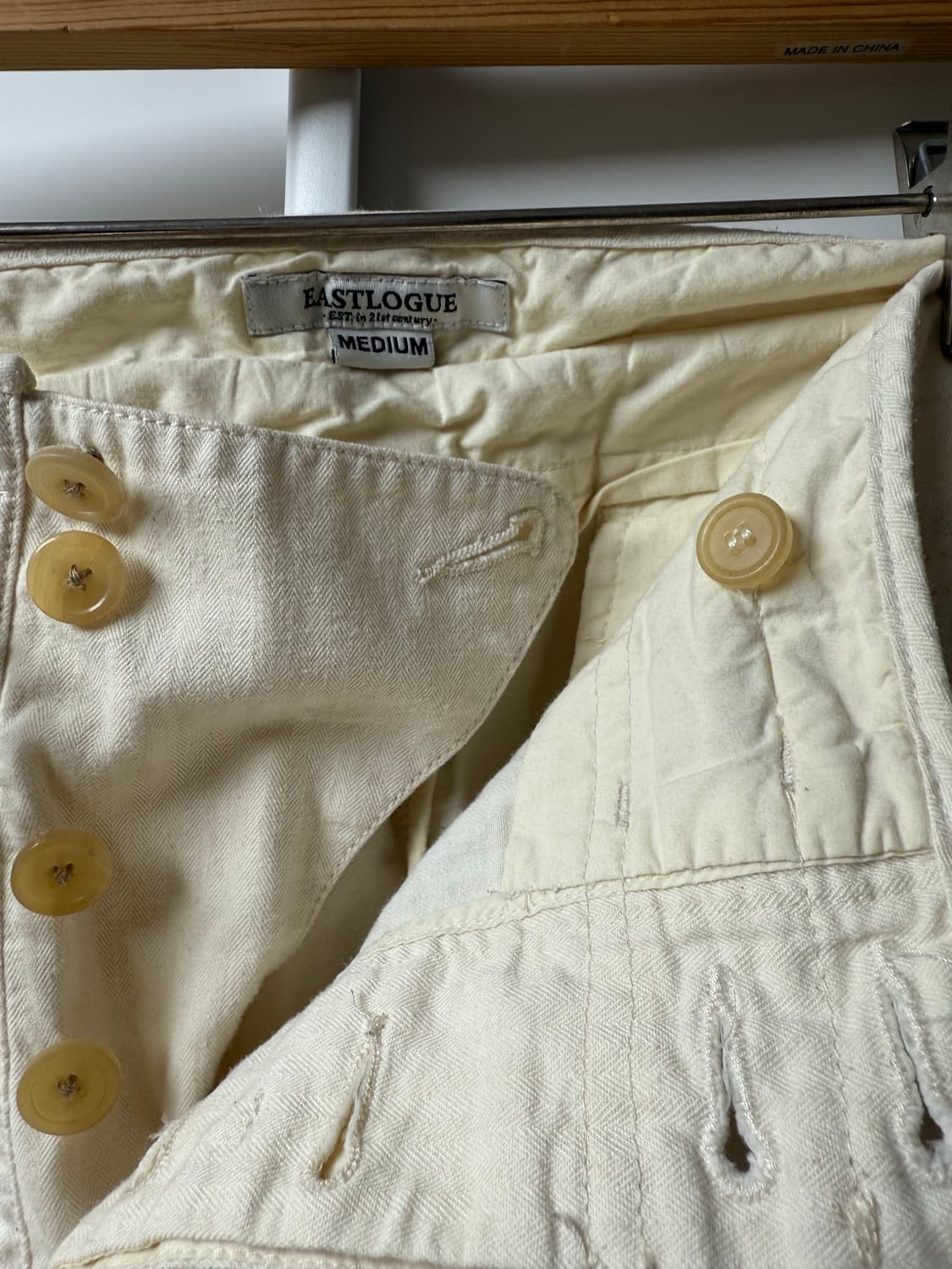 이스트로그 코튼팬츠 허리끈있음 상품이미지2