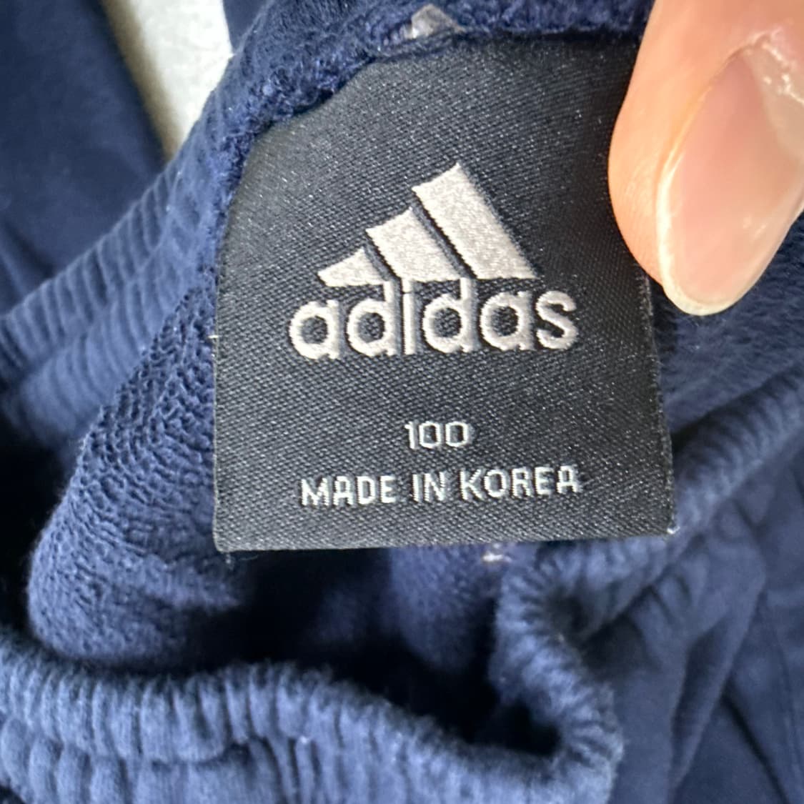 100 아디다스 네이비 트레이닝 팬츠 0331T 상품이미지3