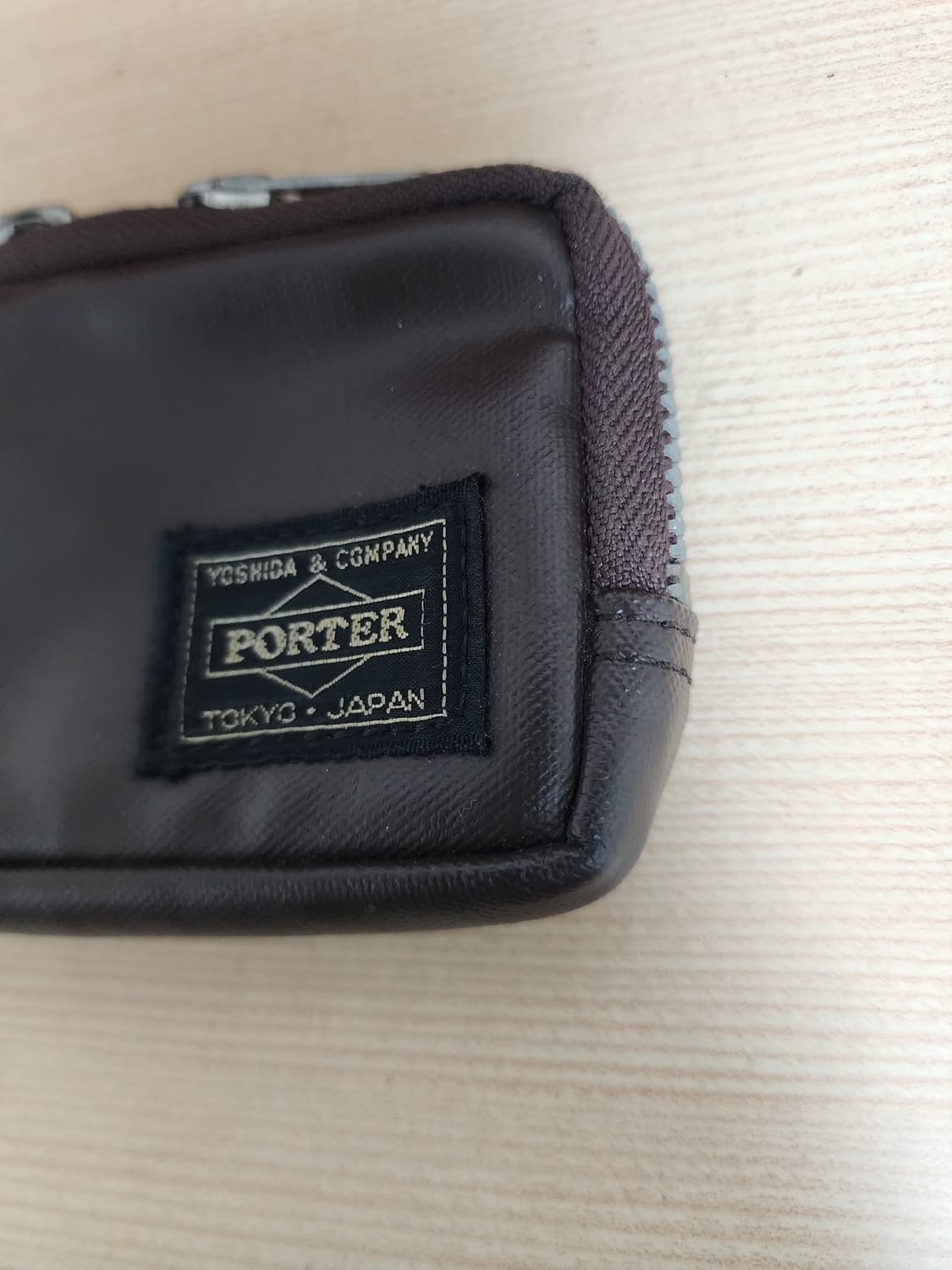 요시다포터 프리스타일 멀티코인 케이스 브라운 상품이미지2