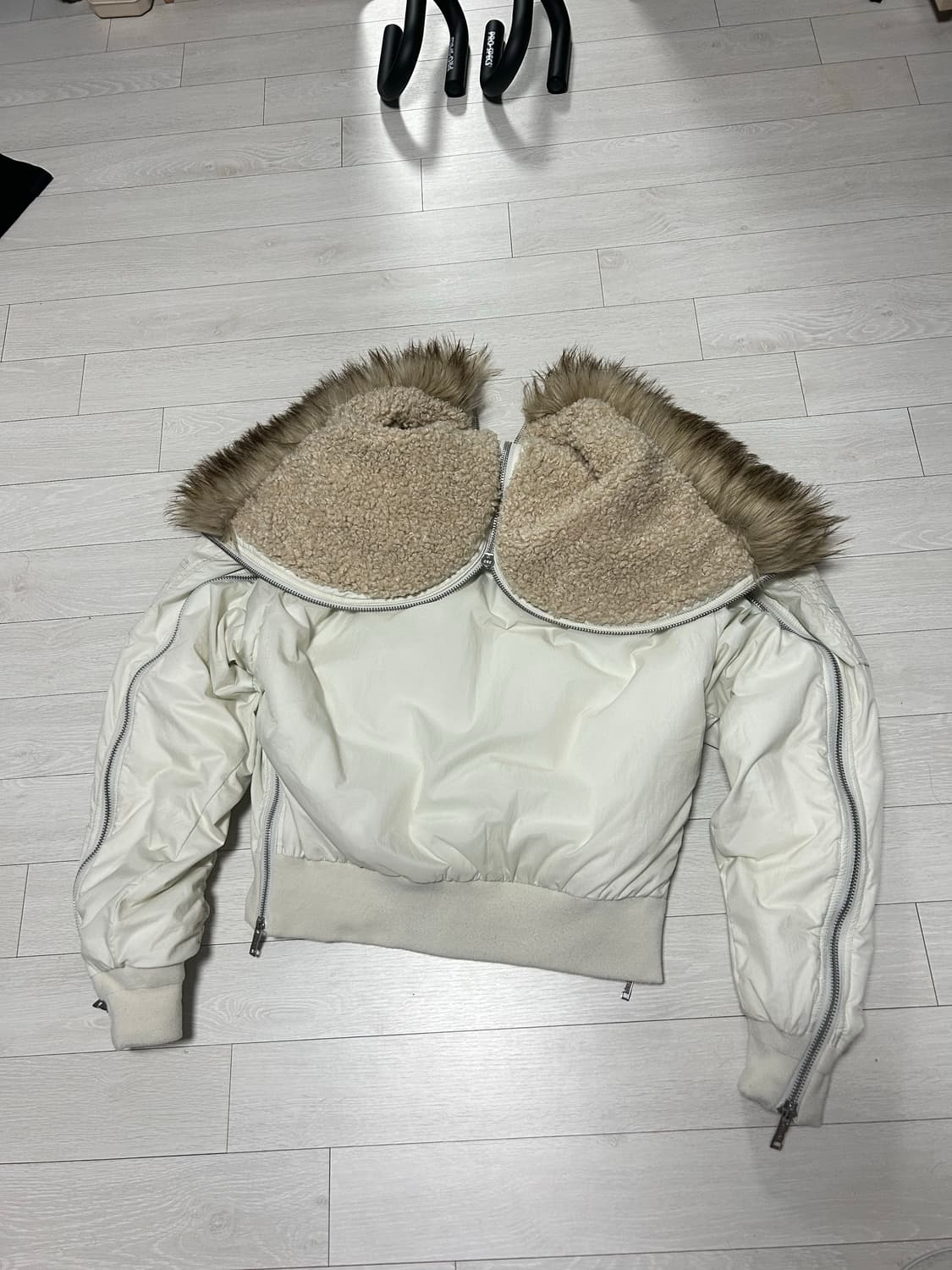 레이서 Translucent Aviator 봄버 베이지 / M size 상품이미지5