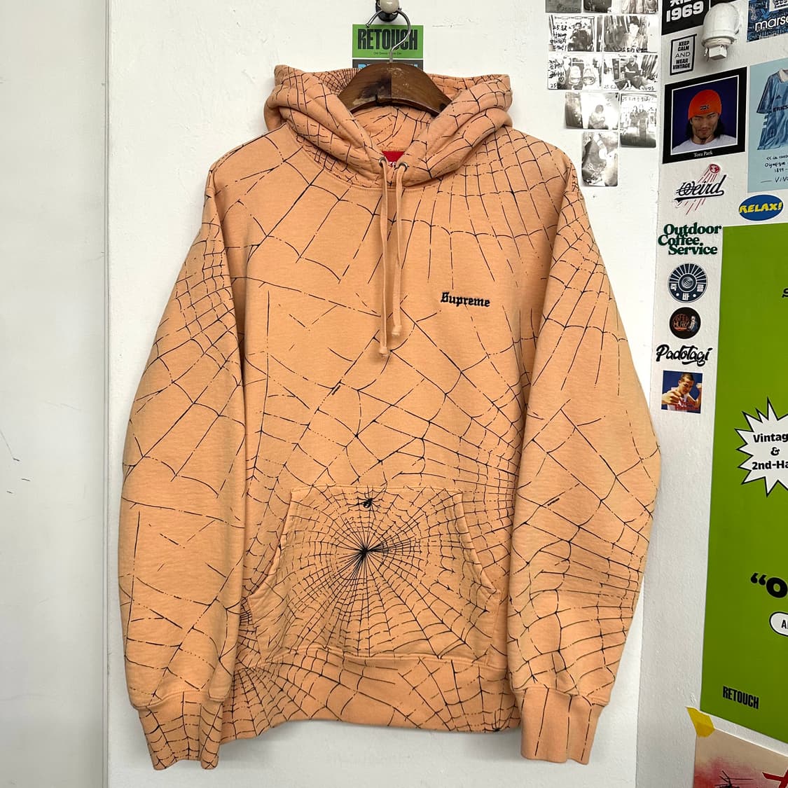 2016FW 슈프림 스파이더 웹 후드티 상품이미지1