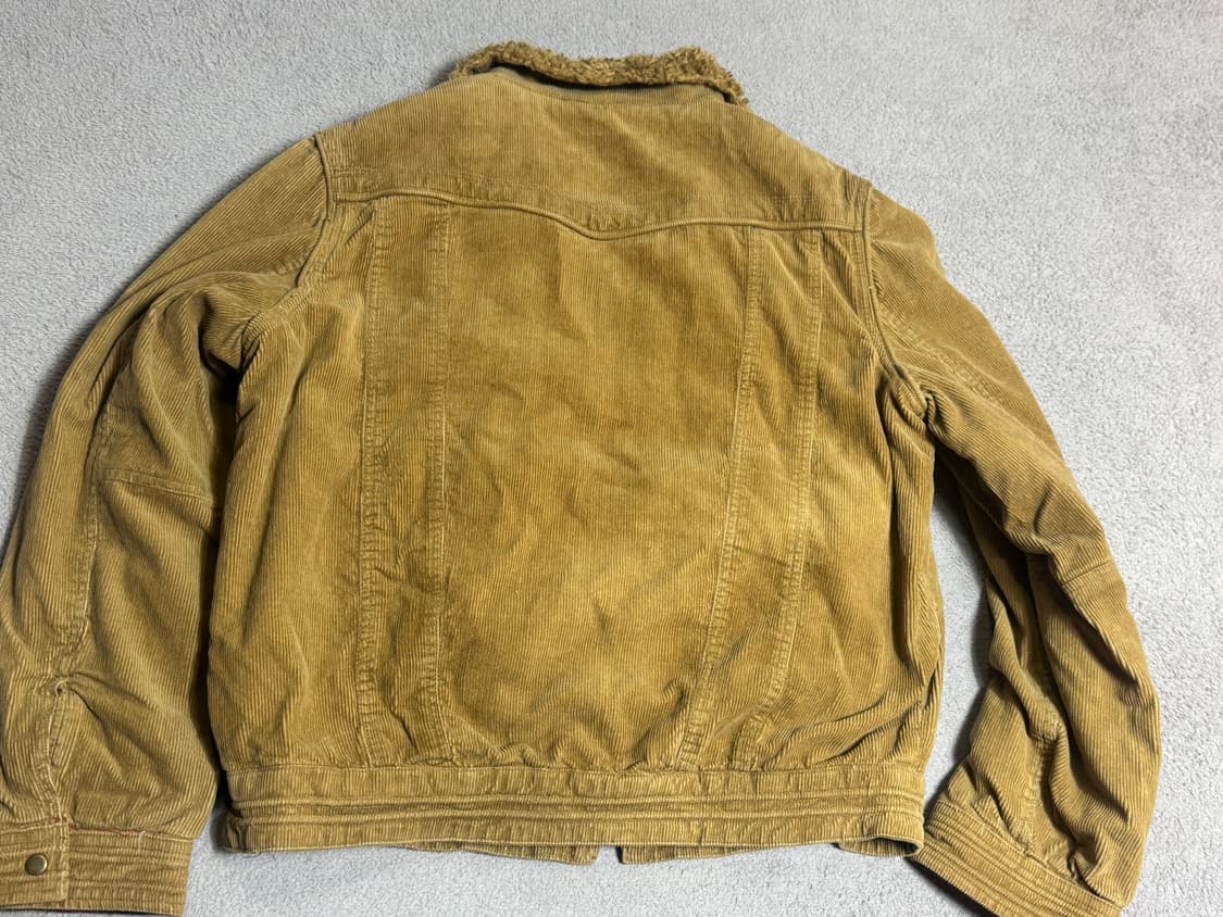 남녀공용 DIESEL 디젤 코듀로이 쉐르파 트러커 자켓 M 00s 상품이미지5