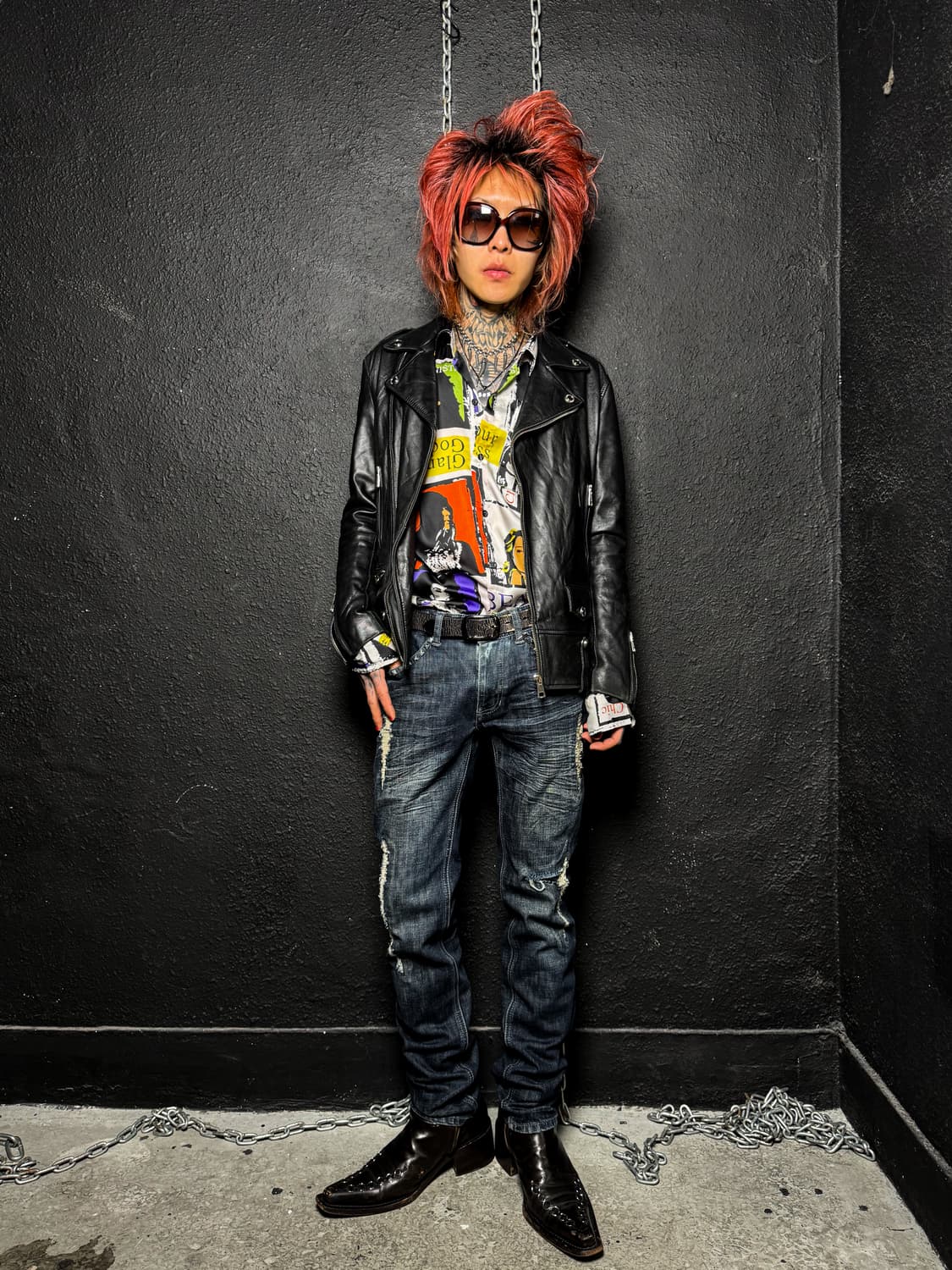 Stud Distressed Slim Denim 상품이미지1