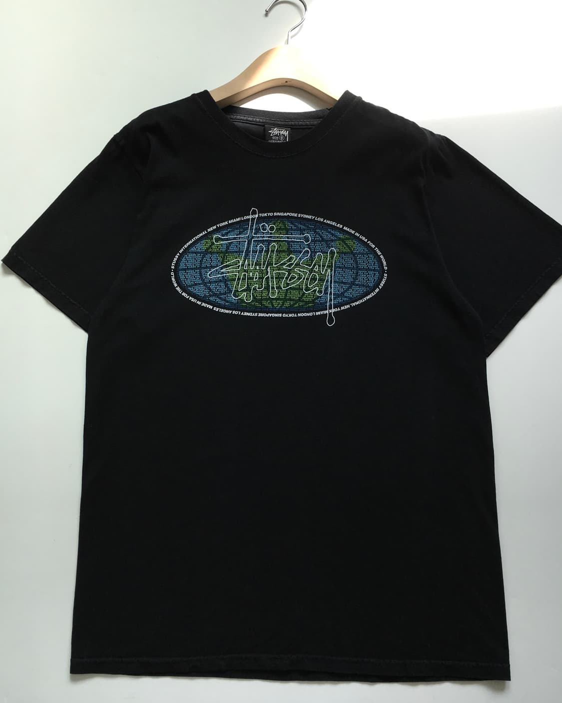 Stussy 스투시 블랙 티셔츠 상품이미지4