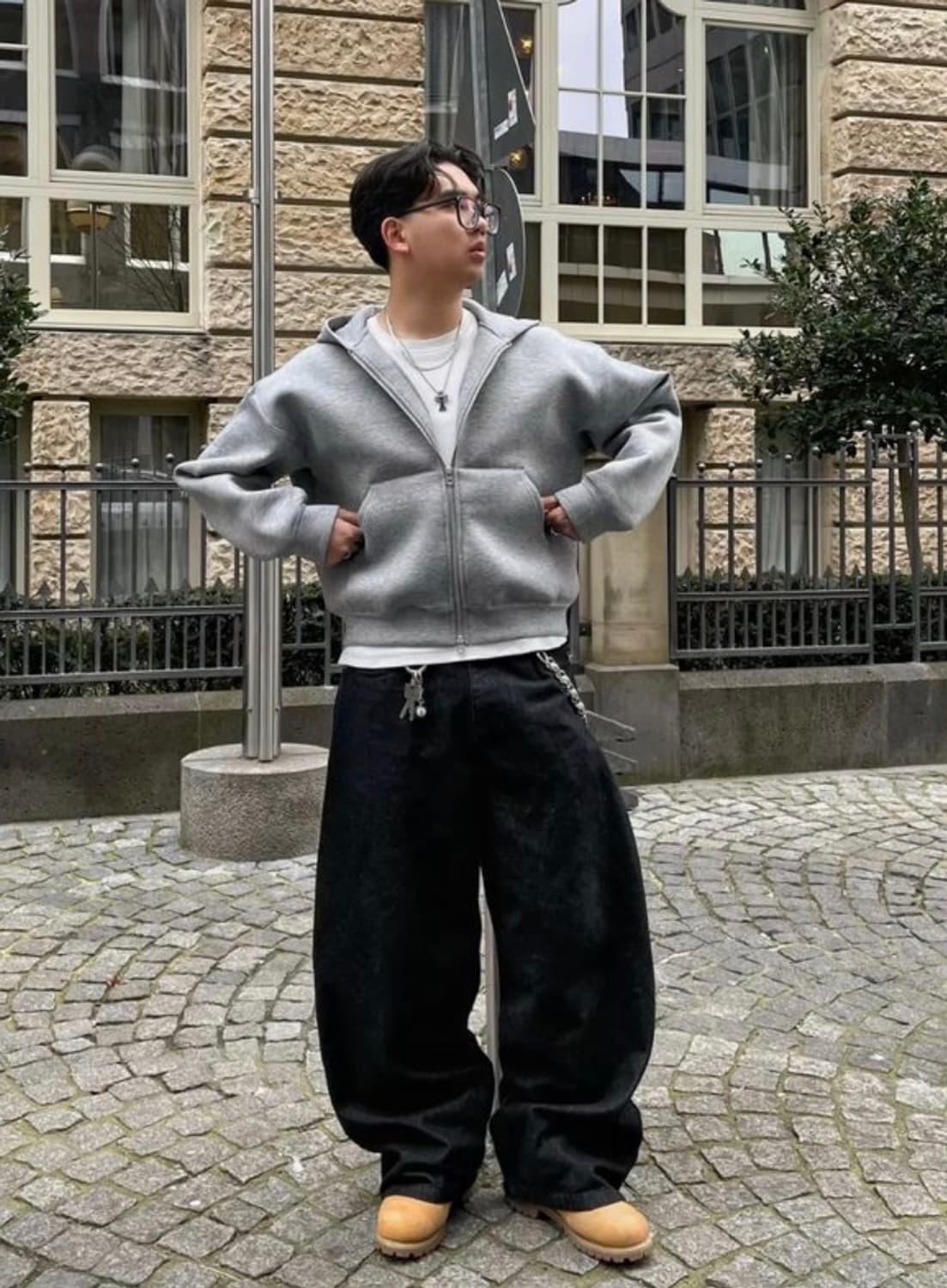 ASTRO BAGGY JEANS 배기 데님 블랙 28/32 상품이미지4