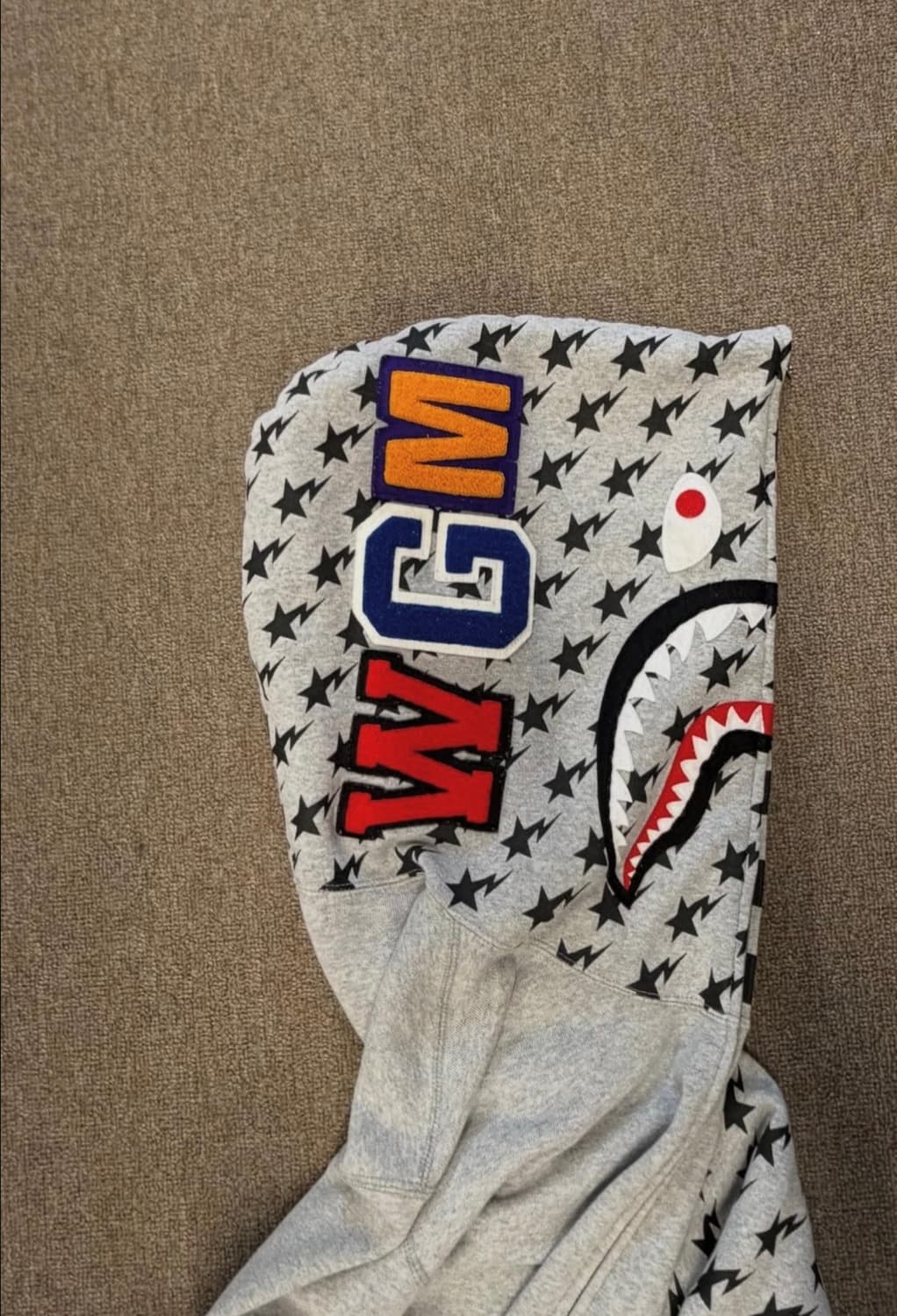 베이프 샤크 풀후드집업 상품이미지4