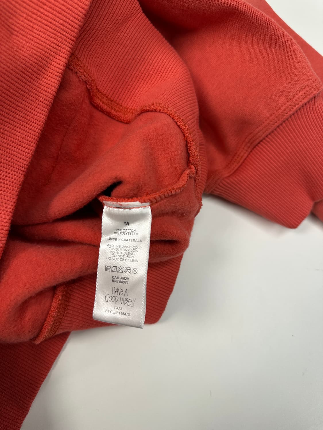 스투시 스틱로고 아플리케 로즈컬러  상품이미지5