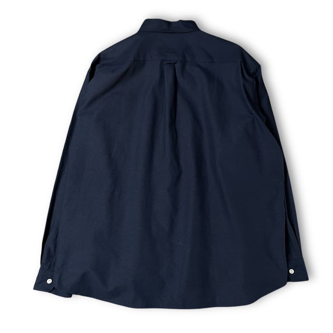 예일 네이비 자수로고 코튼 긴팔 셔츠 L 상품이미지2