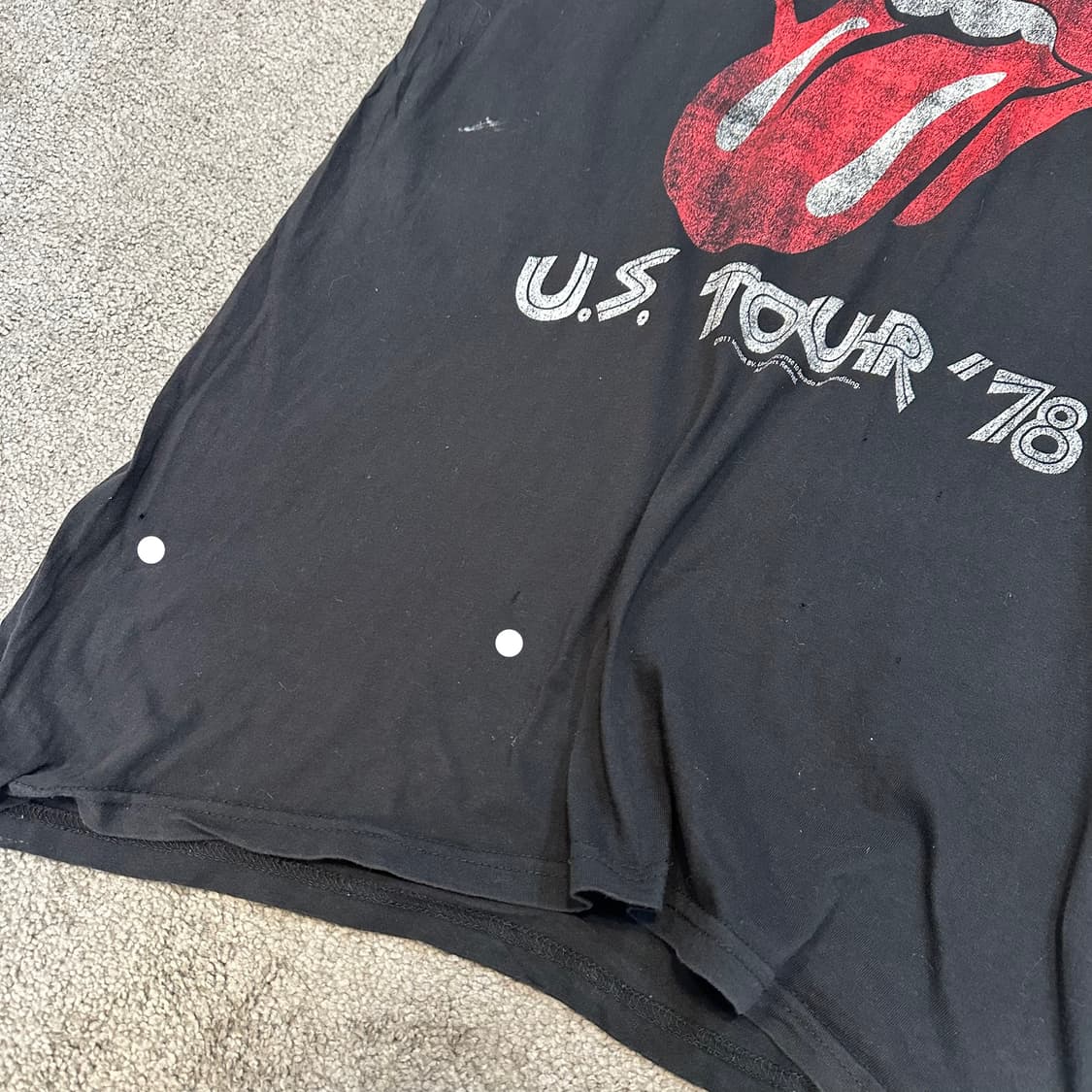 롤링스톤 2011년 공식 머천다이즈 반팔티XL 상품이미지7