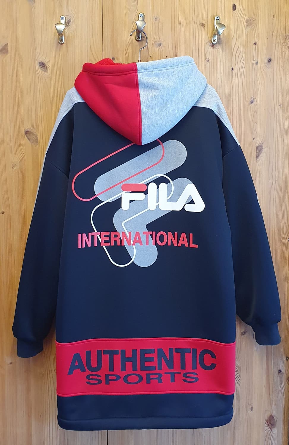 100/105.FILA 뽀글이 후드점퍼 상품이미지3