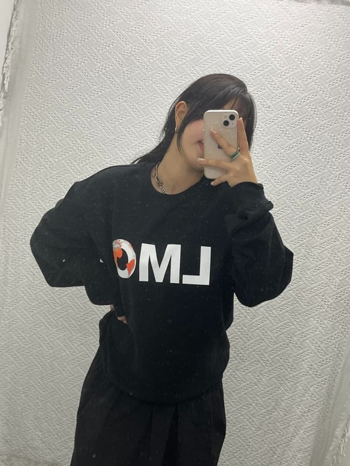 LMC 미드로고 백프린팅 맨투맨 스웻셔츠 L C06478 상품이미지1