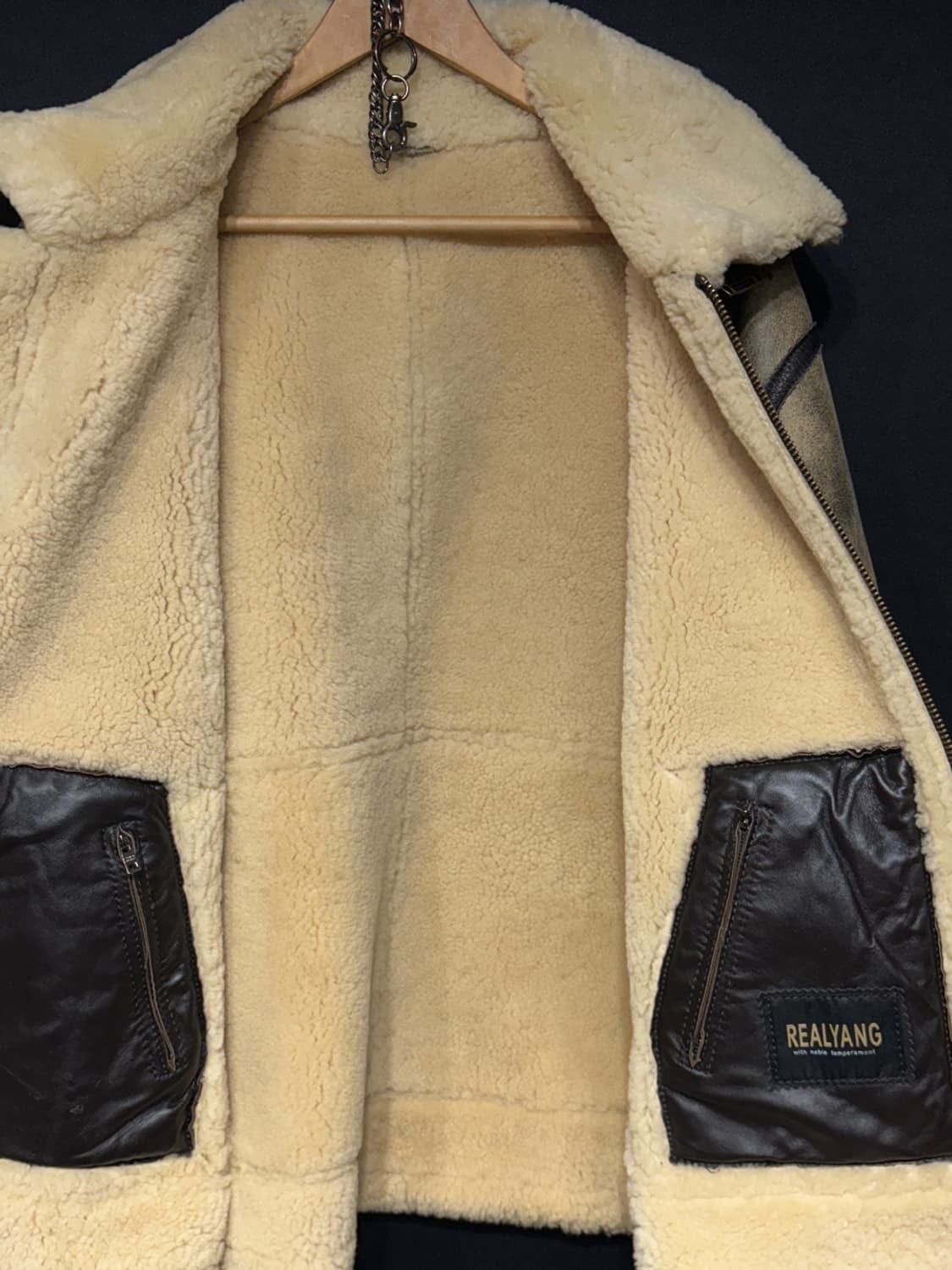 B-3 폭격기 무스탕 자켓  상품이미지10