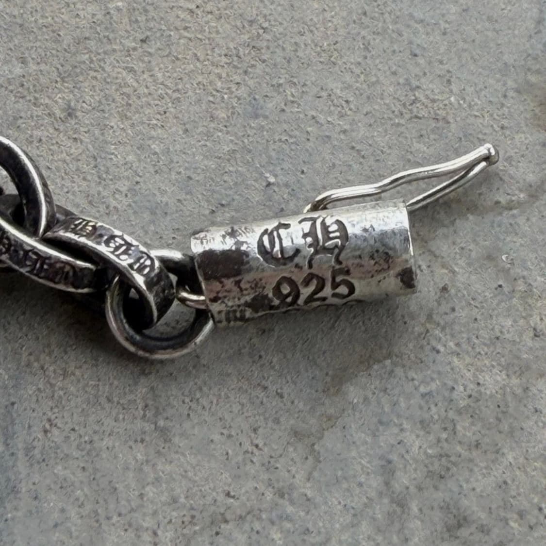 크롬하츠 페이퍼체인 팔찌 8인치 상품이미지4