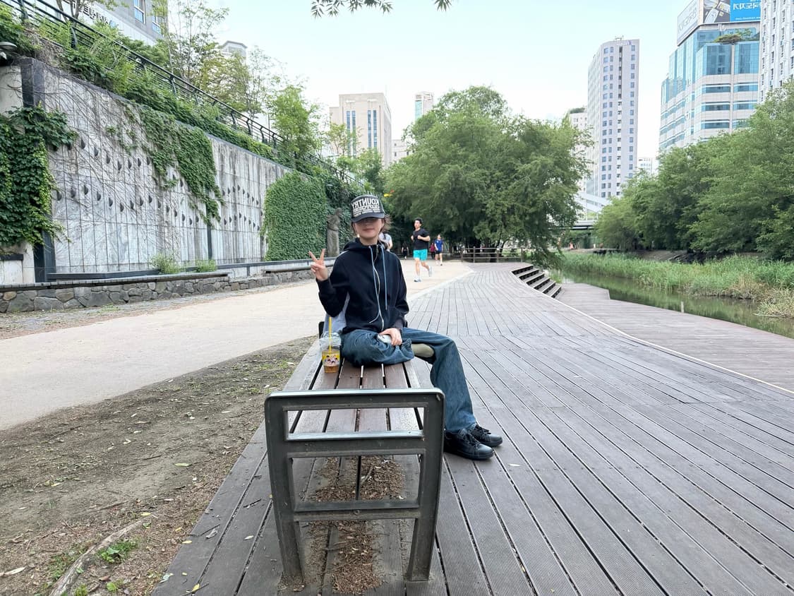 사카이 후드집업 블루 상품이미지2