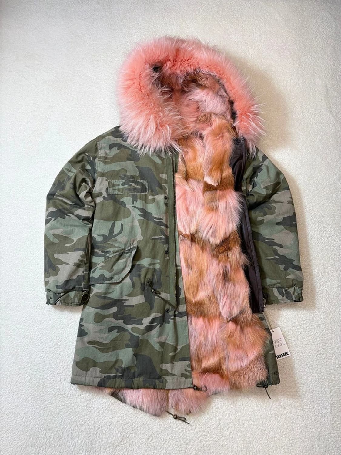 미스터앤미세스 밀리터리 코럴 코요테 퍼 사파리 야상 pn6170 상품이미지1